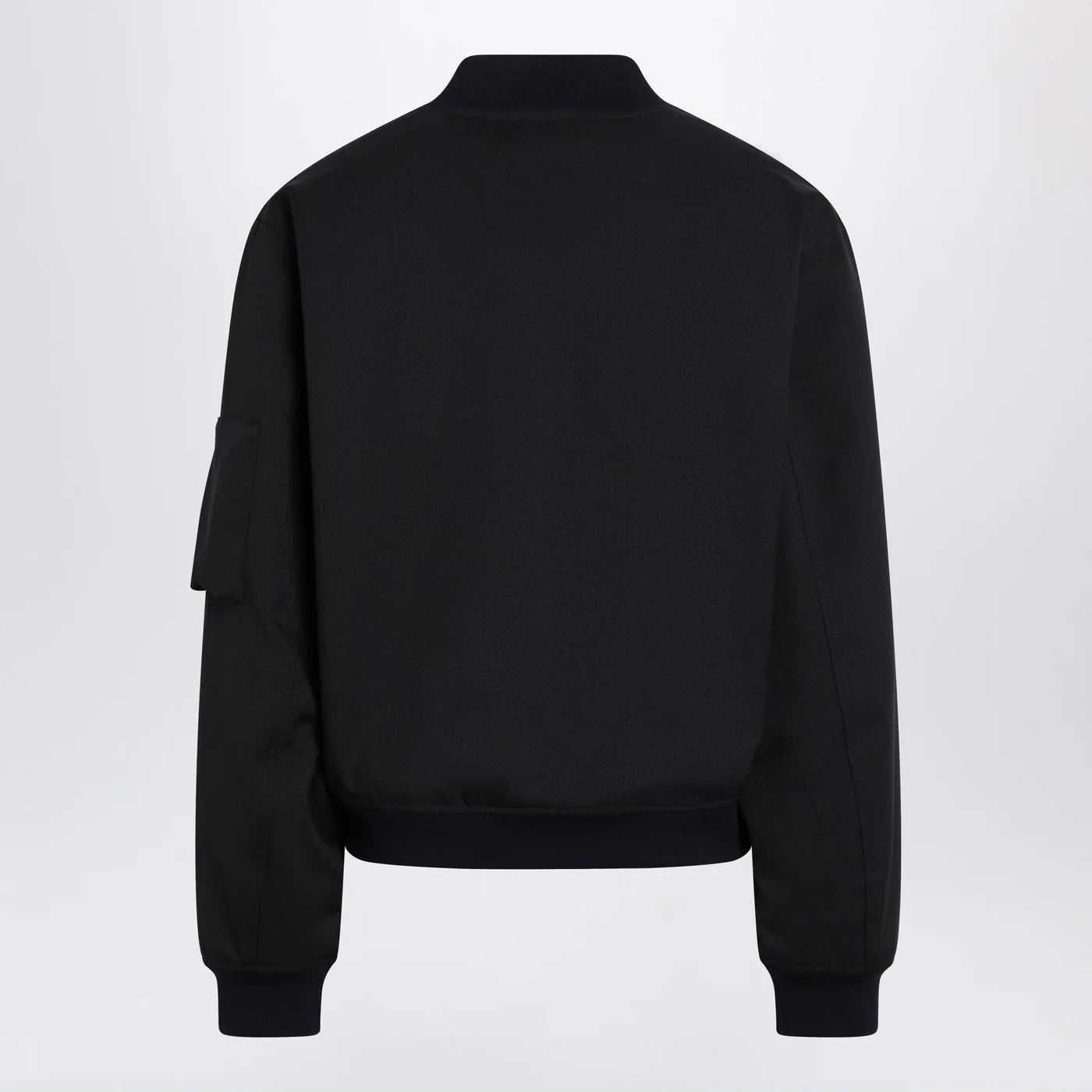 Jil Sander Dark blue zipped bomber jacket