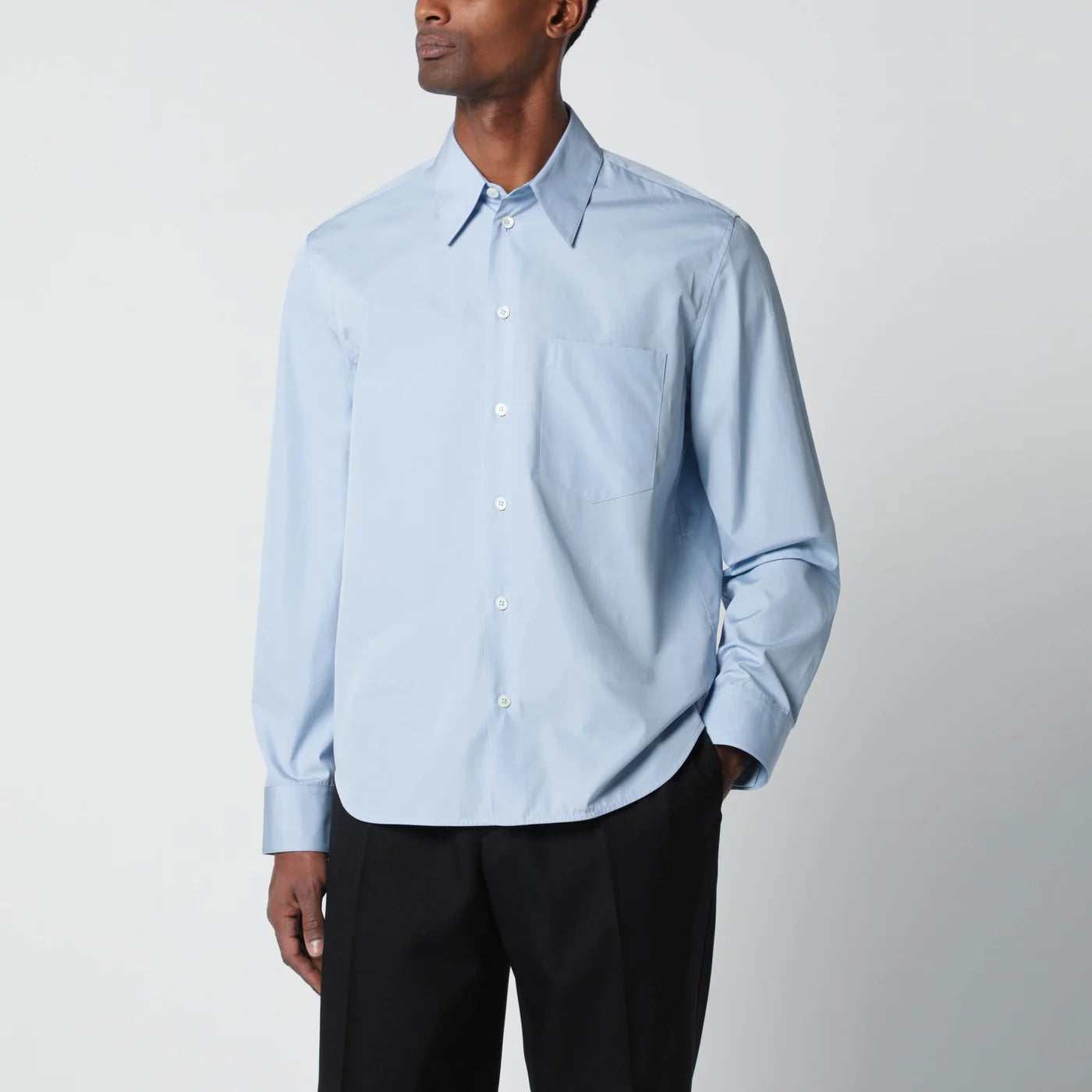 Jil Sander Light blue cotton shirt