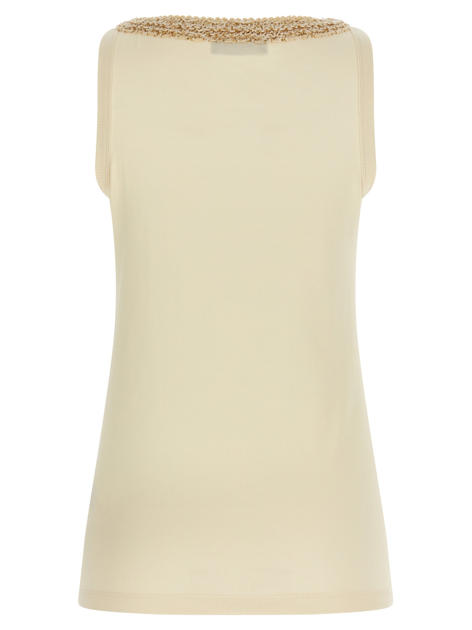 Fabiana Filippi Tweed Insert Top