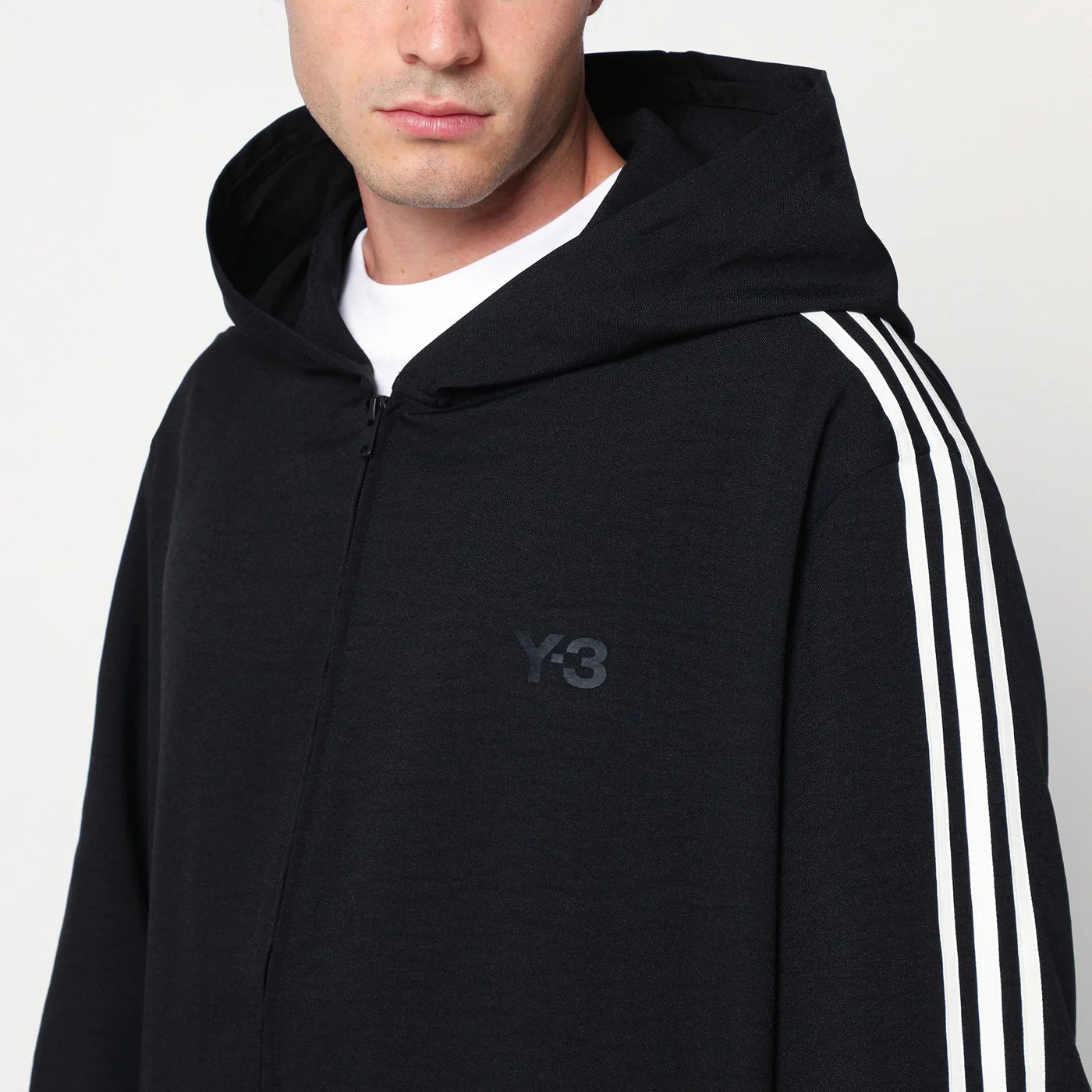 adidas Y-3 3-Stripes black zip/cardigan