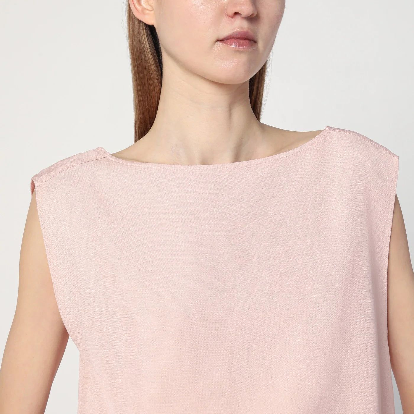 Calvin Klein Light pink blouse in linen blend