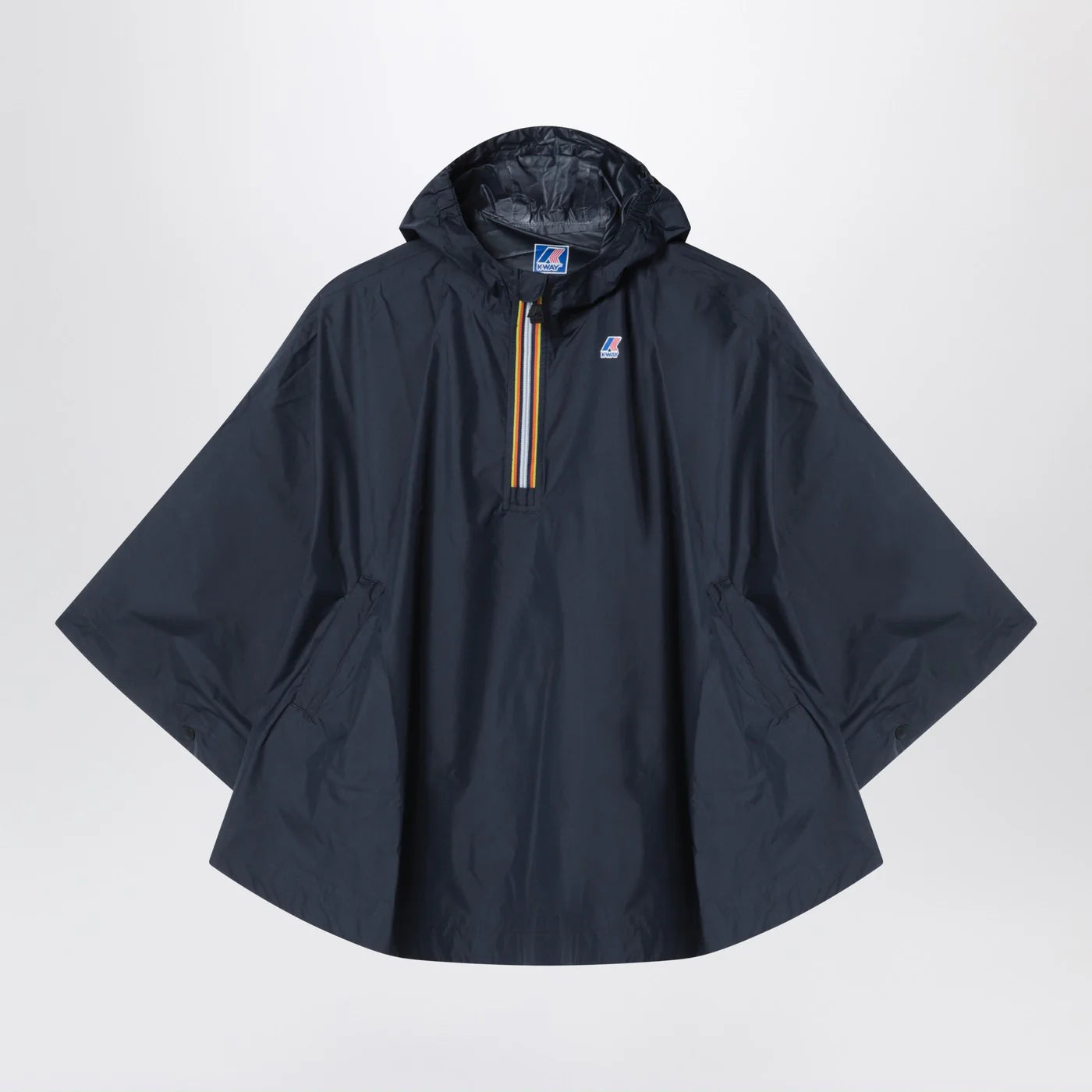 K-Way Le Vrai 4.0 Morgan waterproof poncho blue