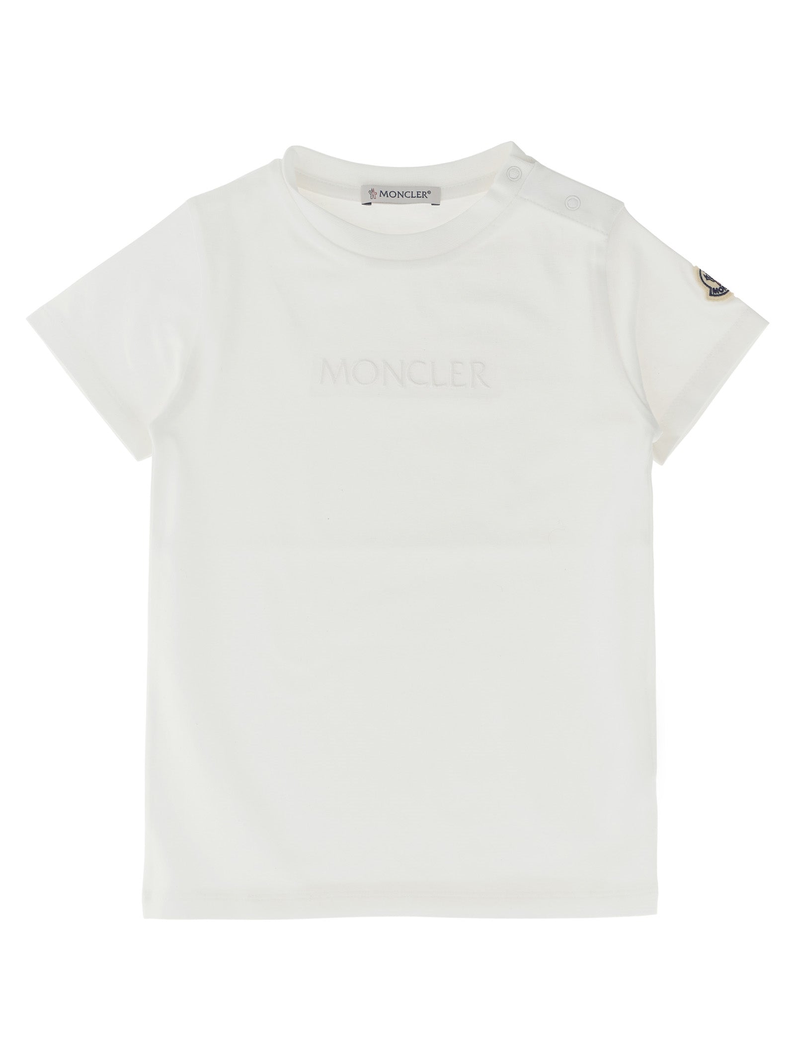 Moncler Enfant Logo Embroidery T-shirt