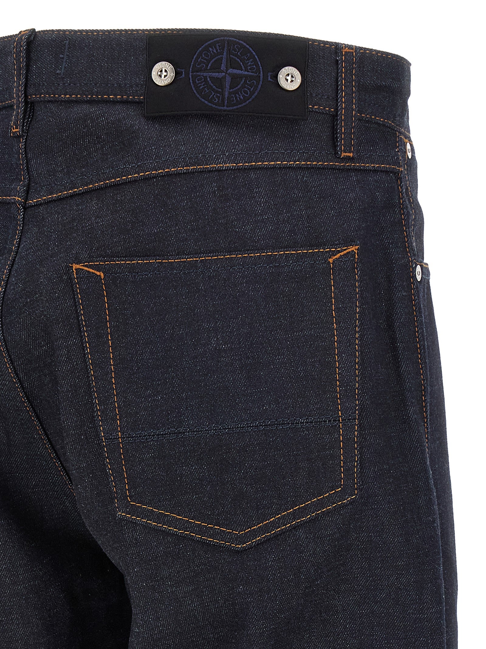 Stone Island Indigo Denim-rinsed Jeans