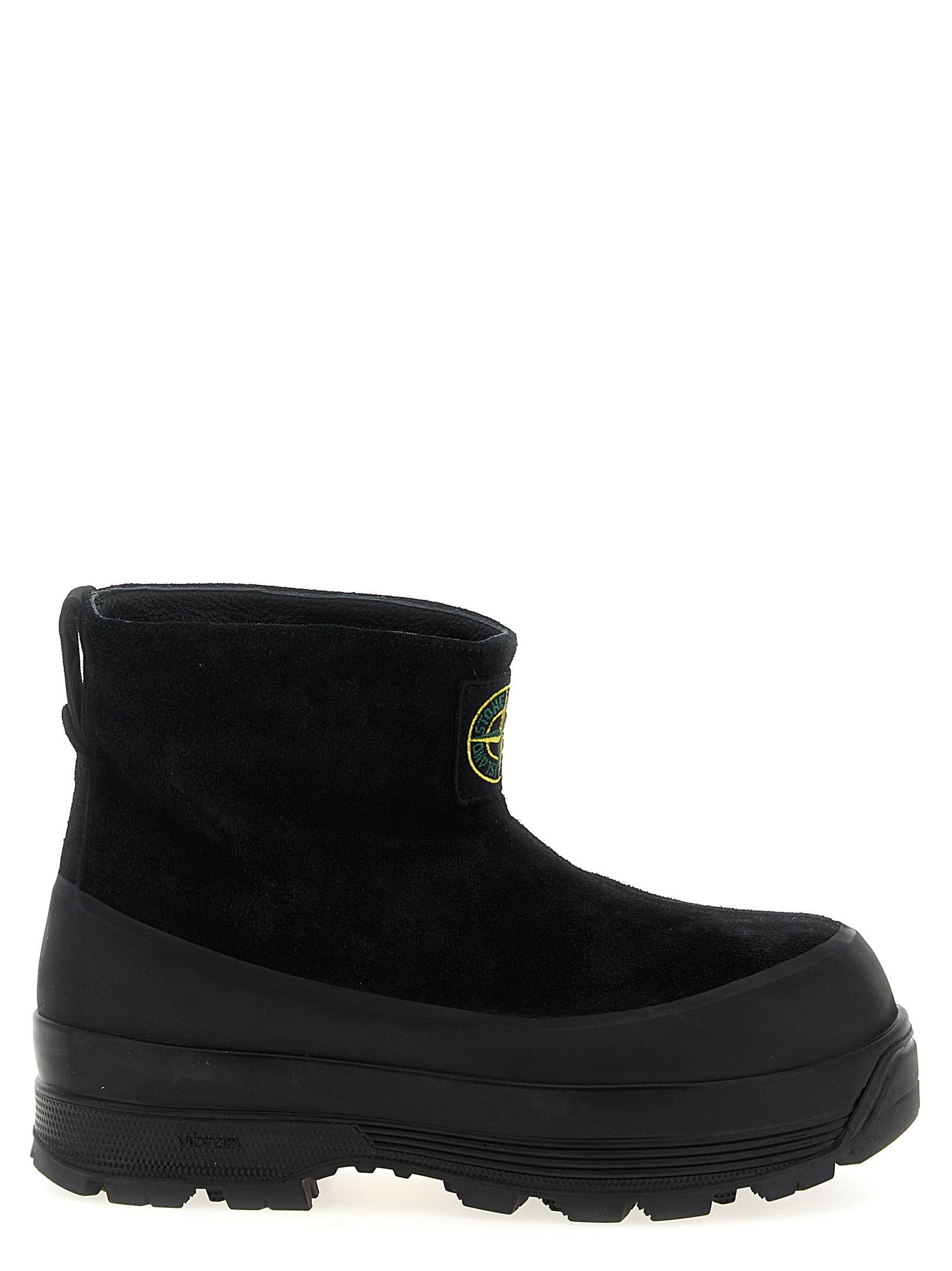 Stone Island Suede Ankle Boots