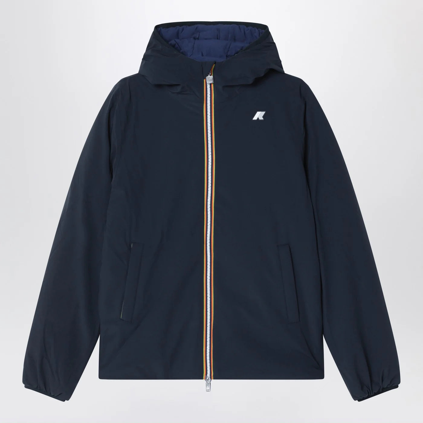 K-Way Reversible Jack jacket in blue/cobalt blue