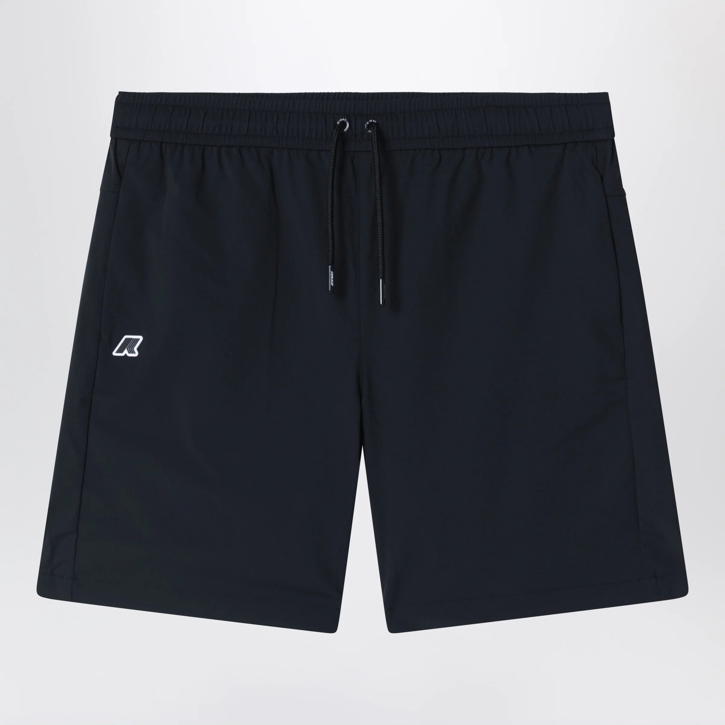 K-Way Black Nesilier shorts in water-repellent fleece