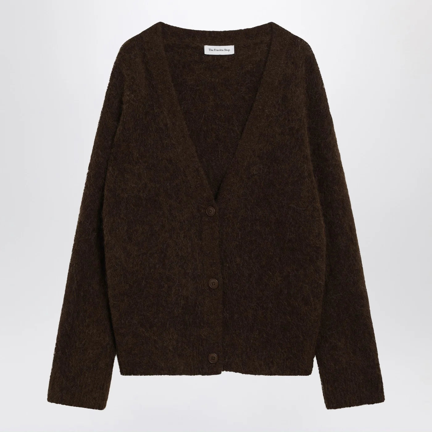 The Frankie Shop Olive brown oversized Elland cardigan