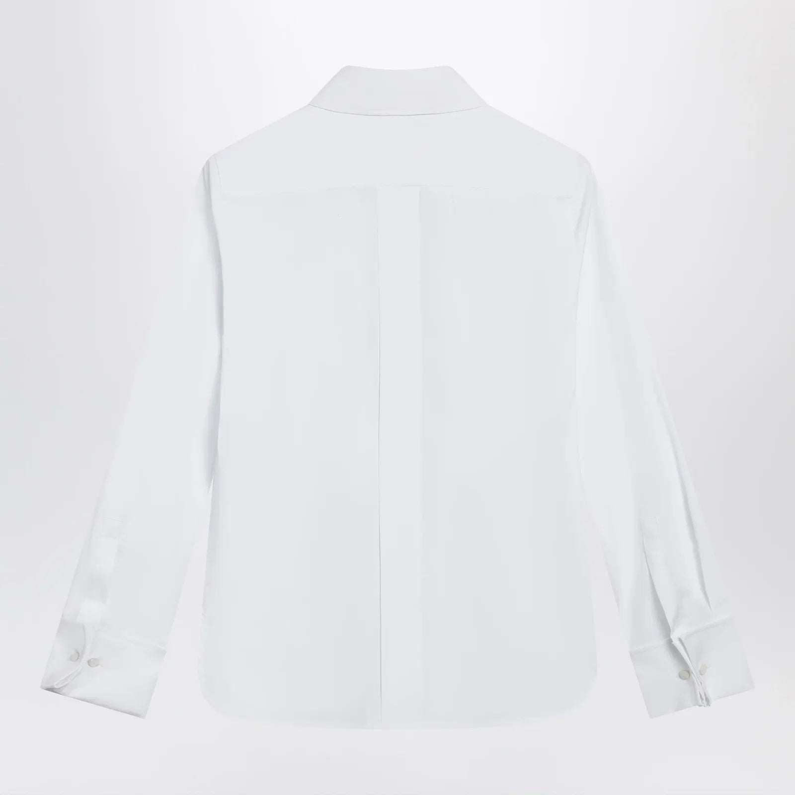 Max Mara White cotton shirt with logo