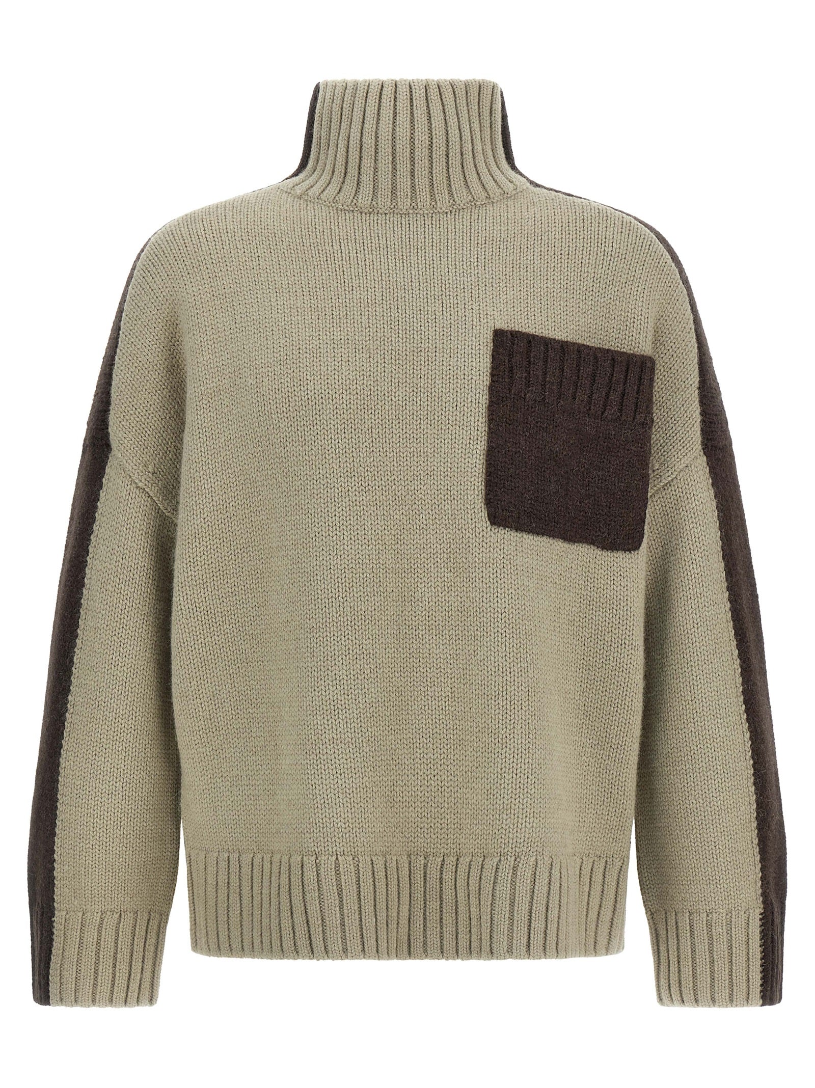 J.w.anderson Two Tone Patch Pocket Sweater