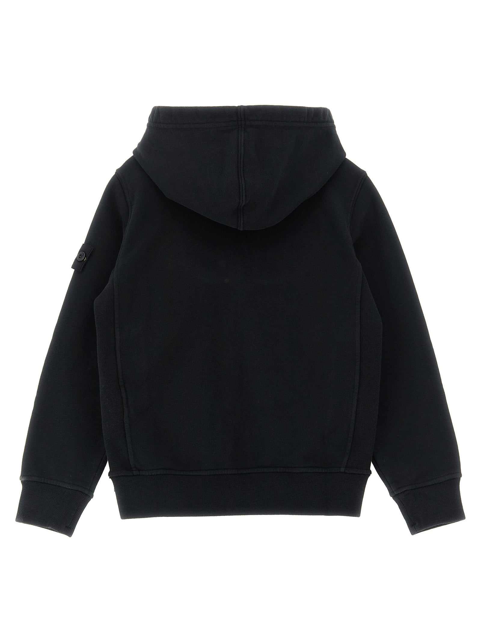 Stone Island Junior Logo Badge Hoodie