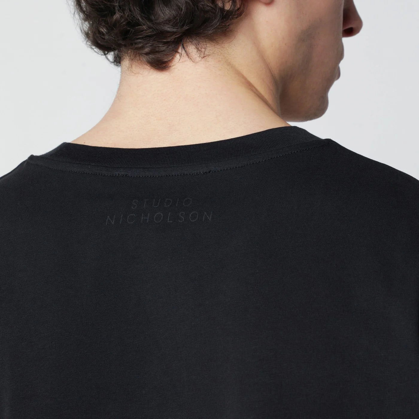 STUDIO NICHOLSON Lay T-shirt black boxy fit
