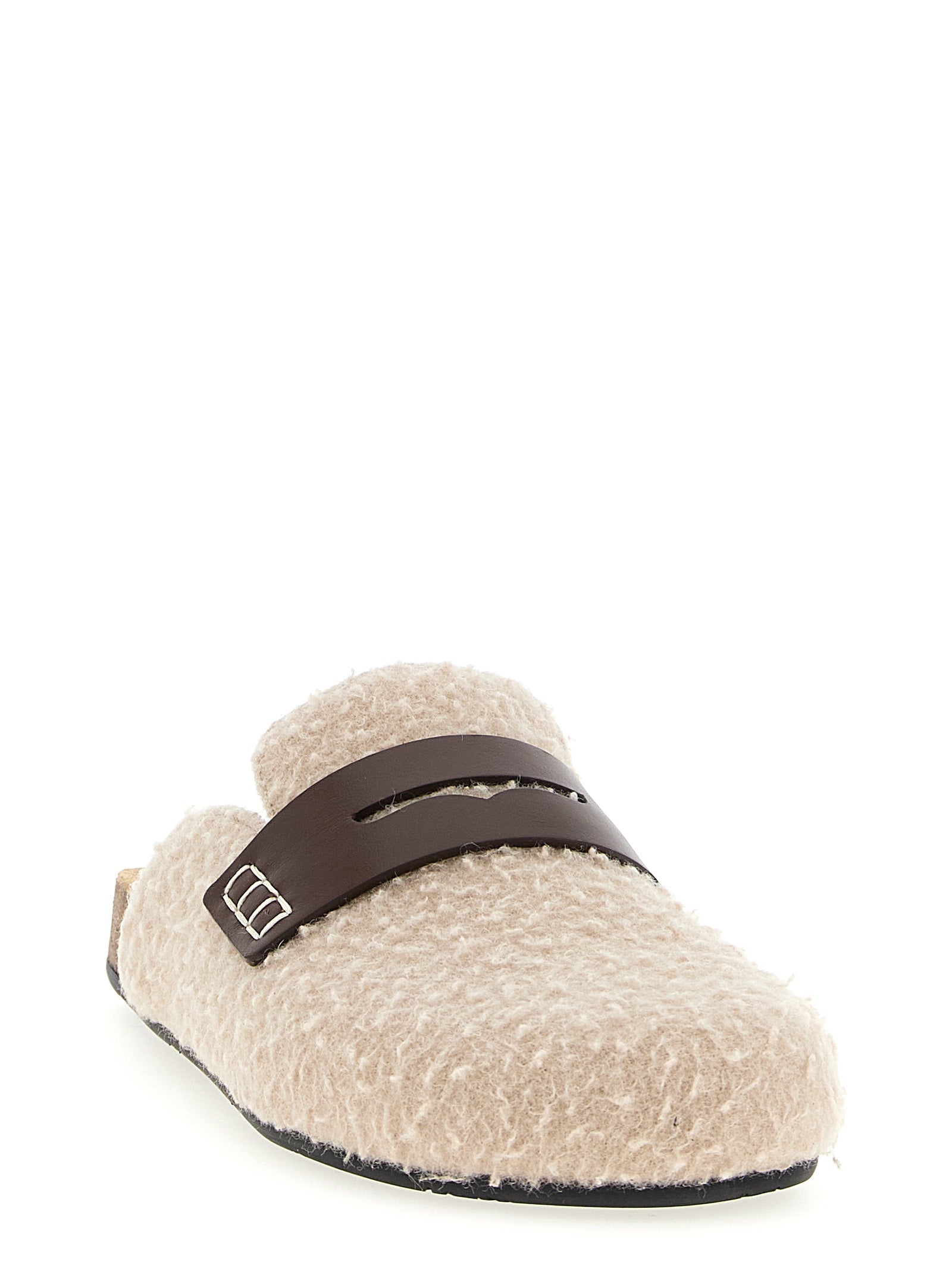 J.w.anderson Felt Loafer Mules