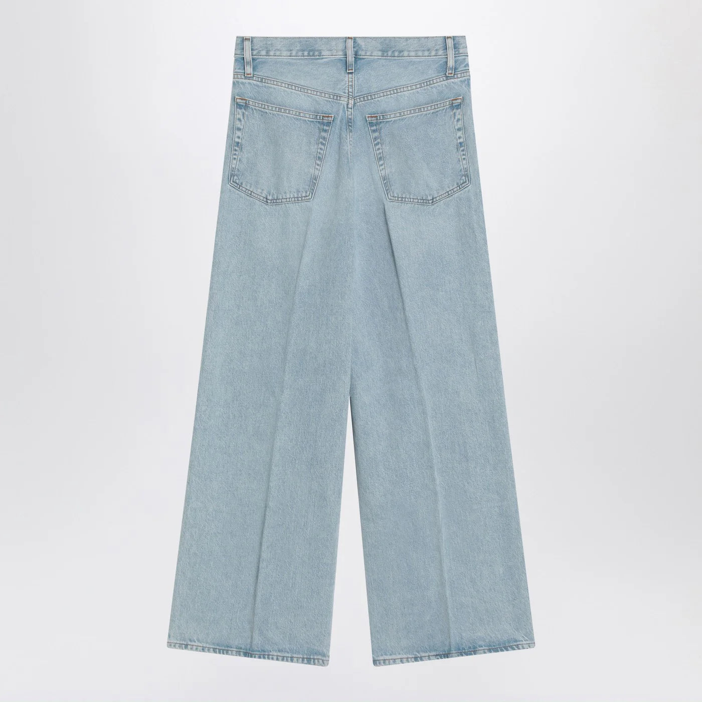 Frame Low Baggy Wide Leg Jeans in Organic Denim