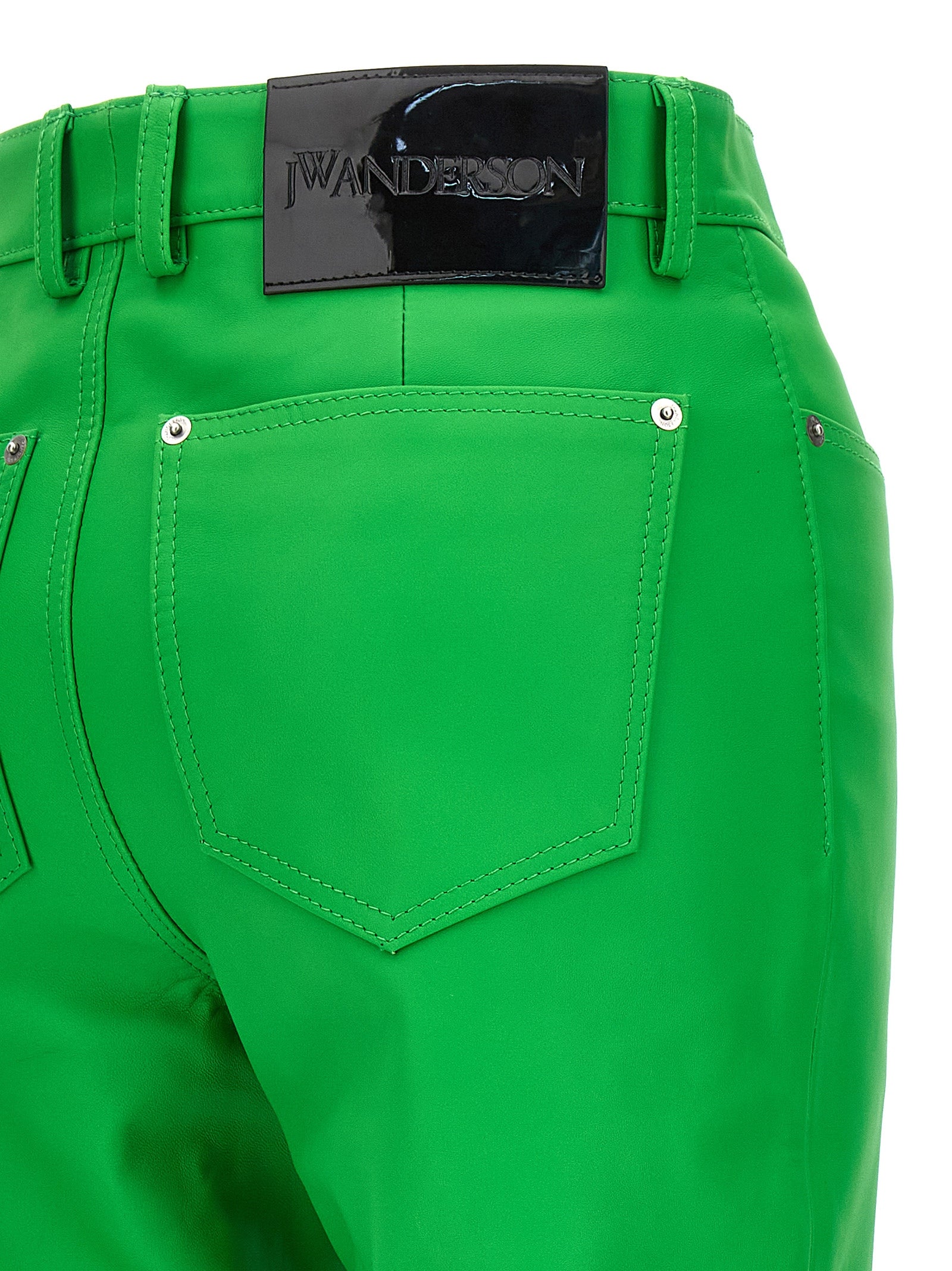 J.w.anderson Leather Bootcut Trousers
