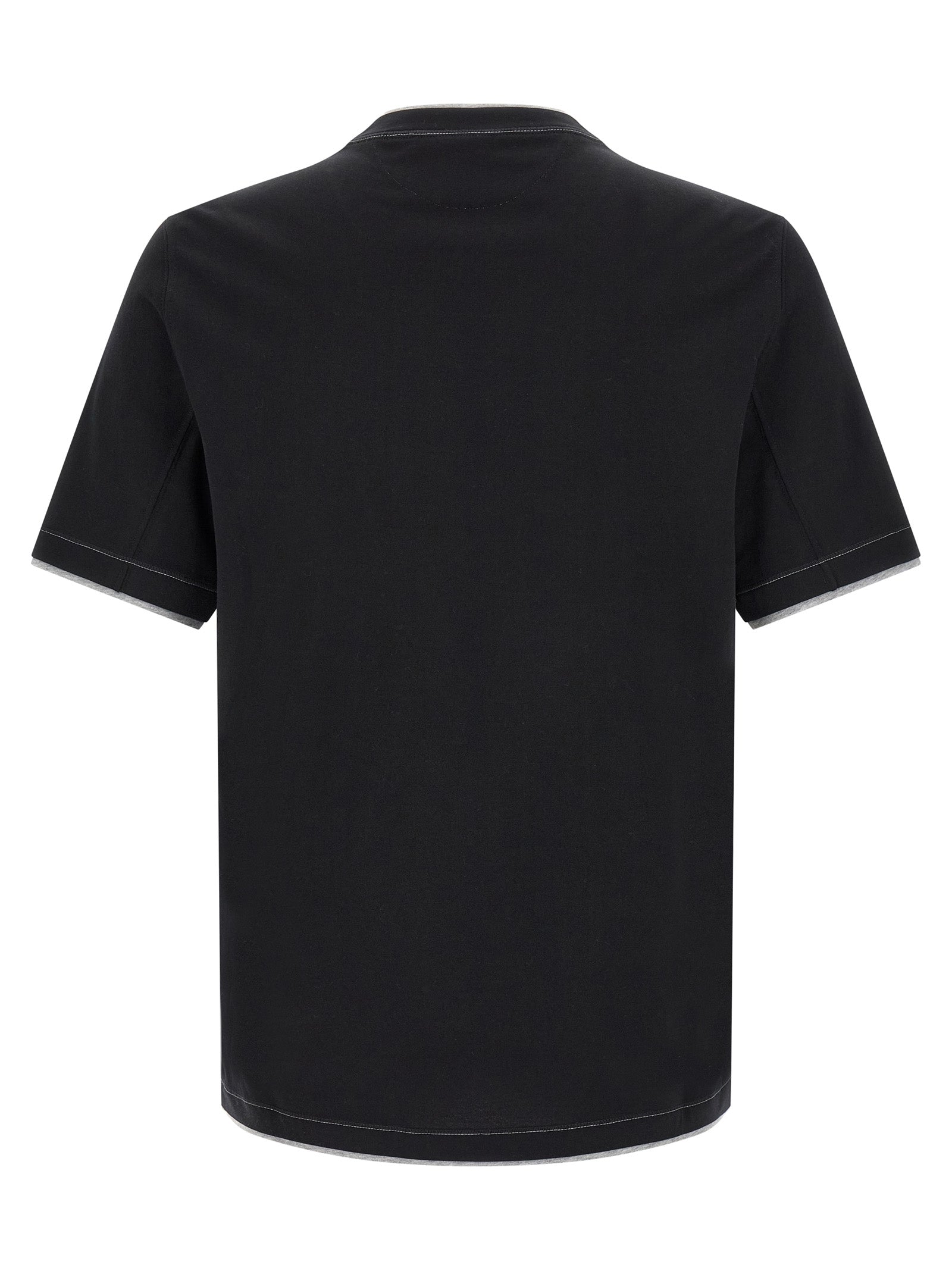 Brunello Cucinelli Double Layer T-shirt