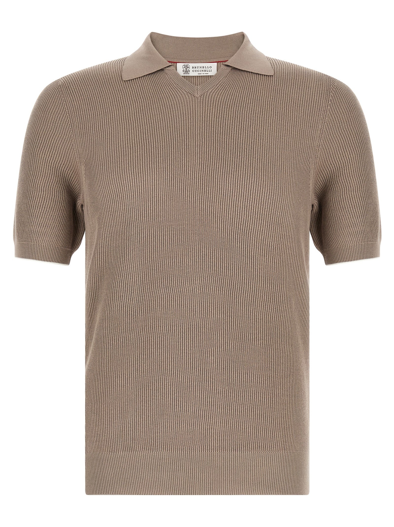 Brunello Cucinelli Knitted Polo Shirt
