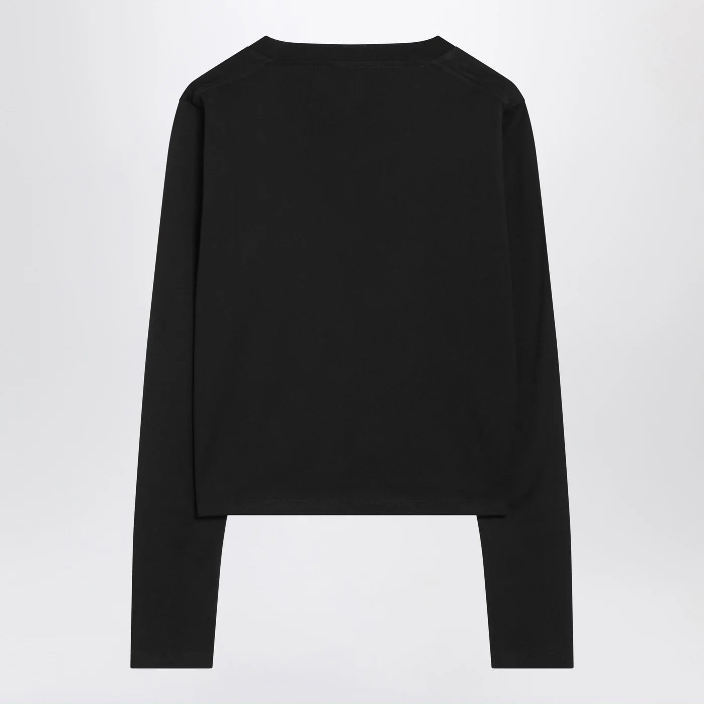 LouLou De Saison Black cotton crew-neck T-shirt