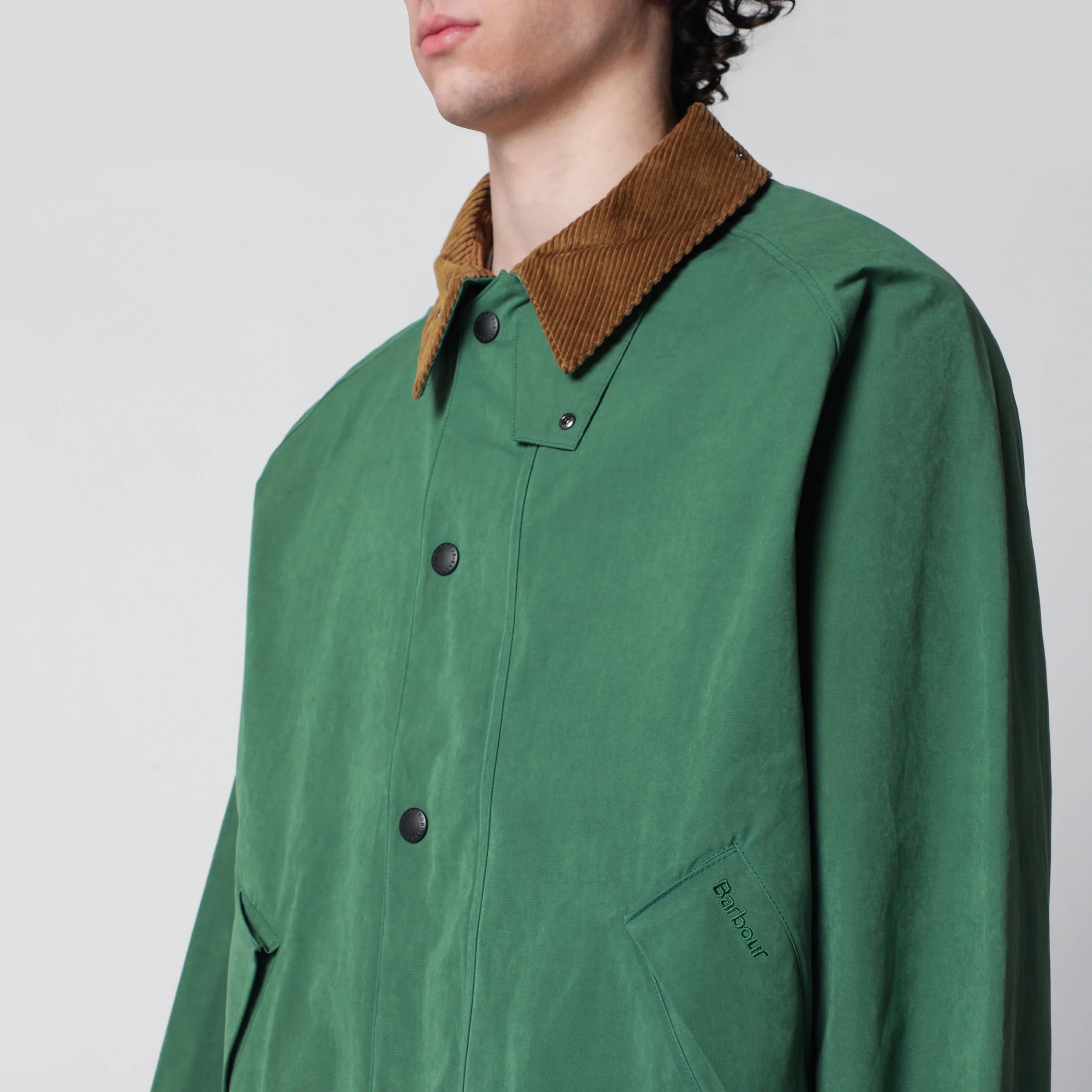 Barbour Oversized Transporter Racing Green jacket