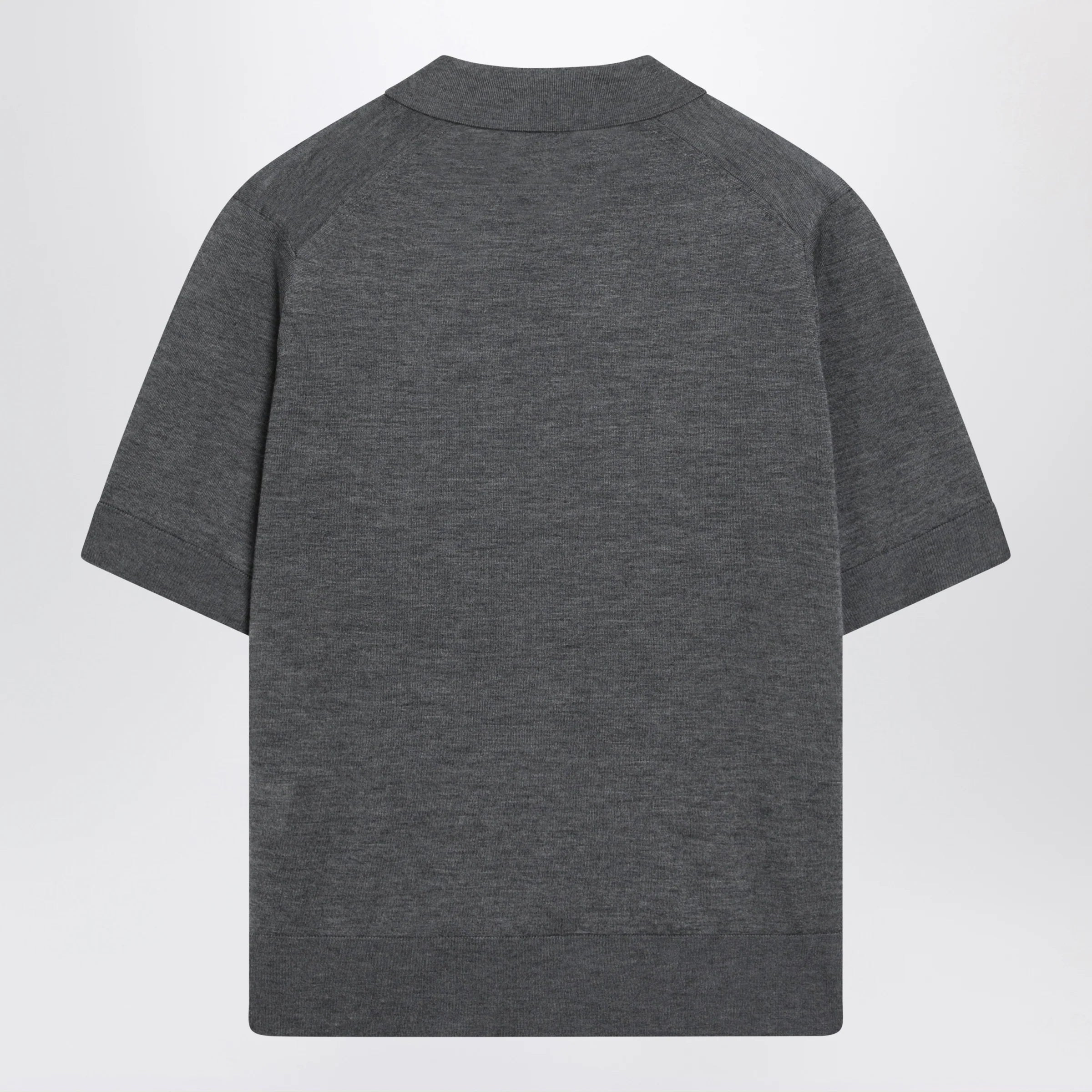 LouLou De Saison Grey Migo Fluid Cashmere Polo