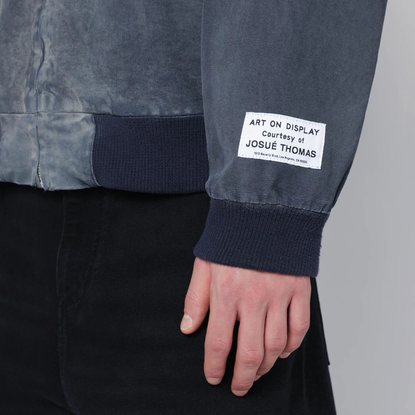 Gallery Dept. Navy cotton zip jacket
