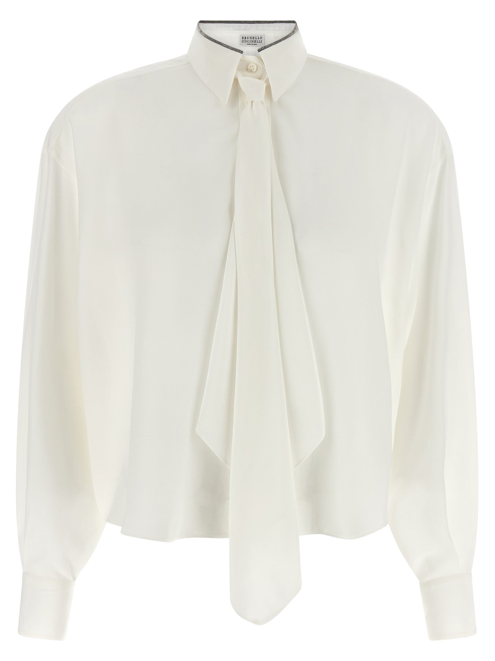 Brunello Cucinelli Shiny Collar Shirt
