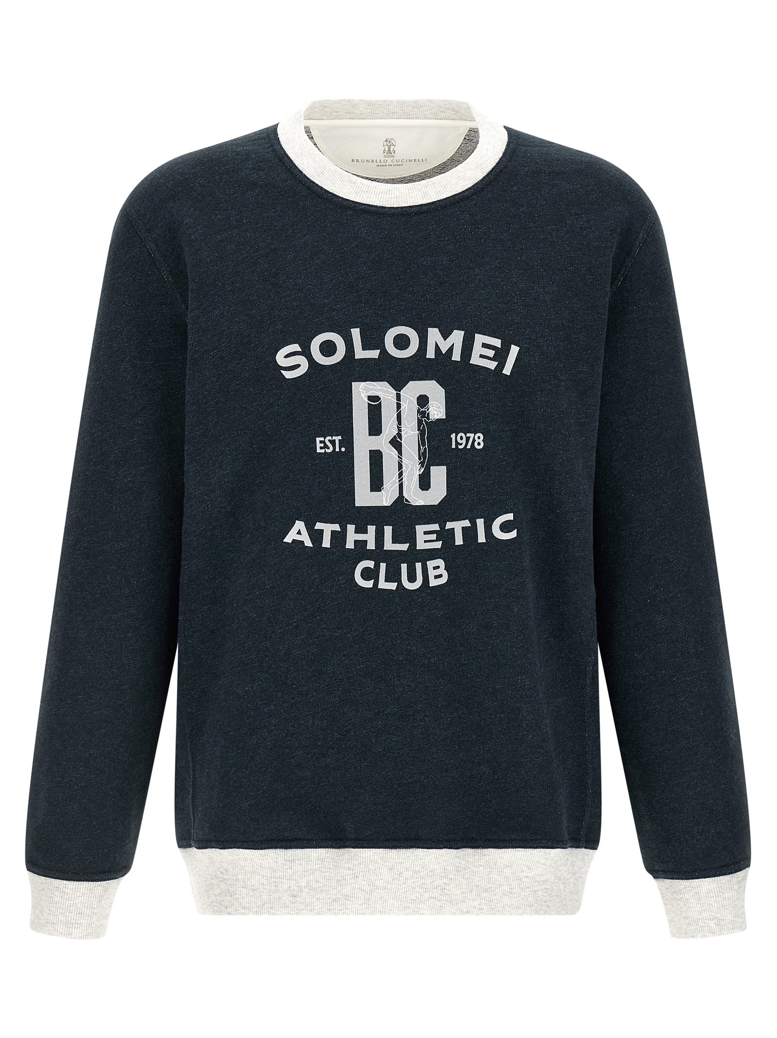 Brunello Cucinelli Cotton And Linen Sweatshirt