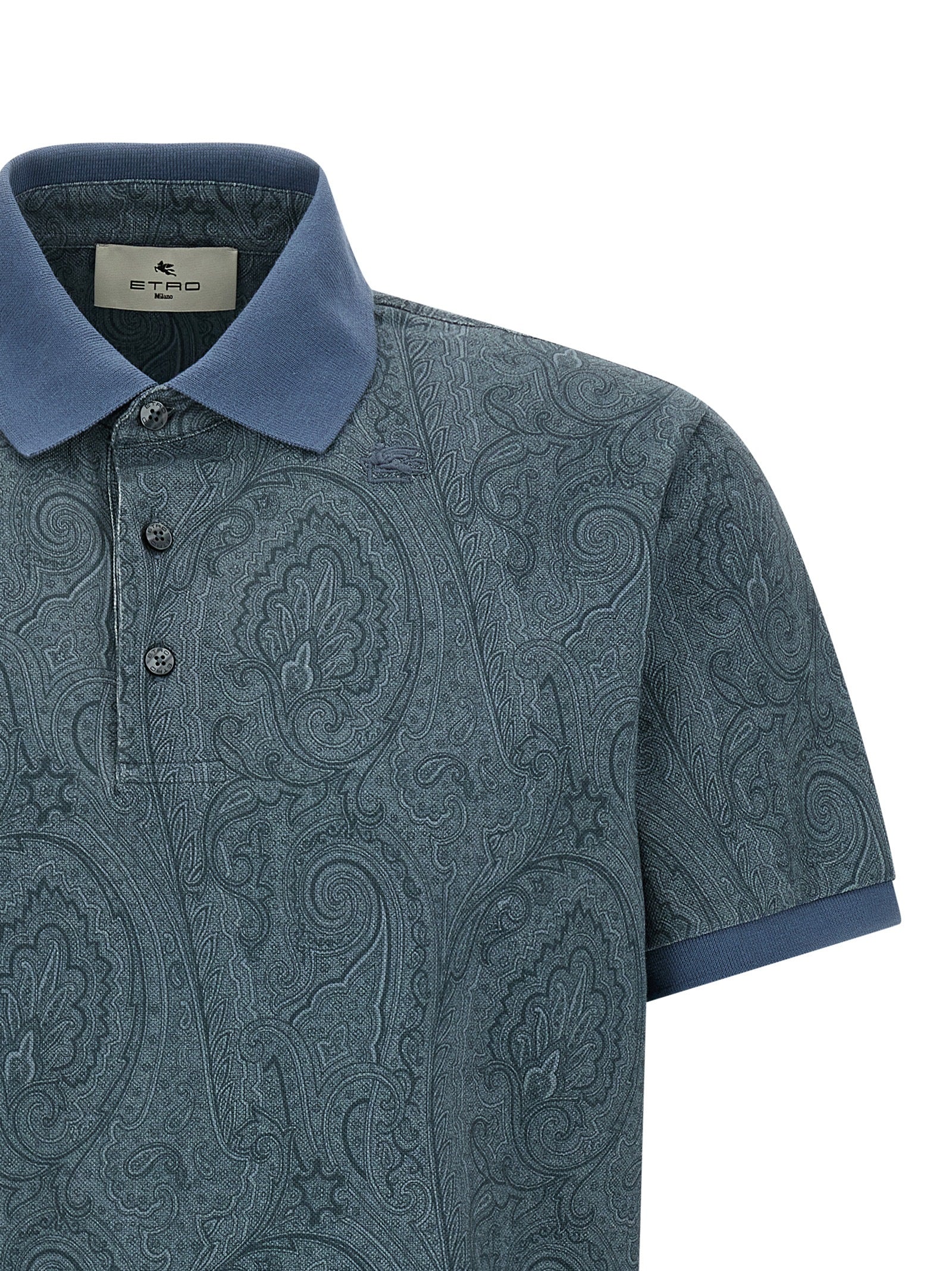 Etro Paisley Polo Shirt