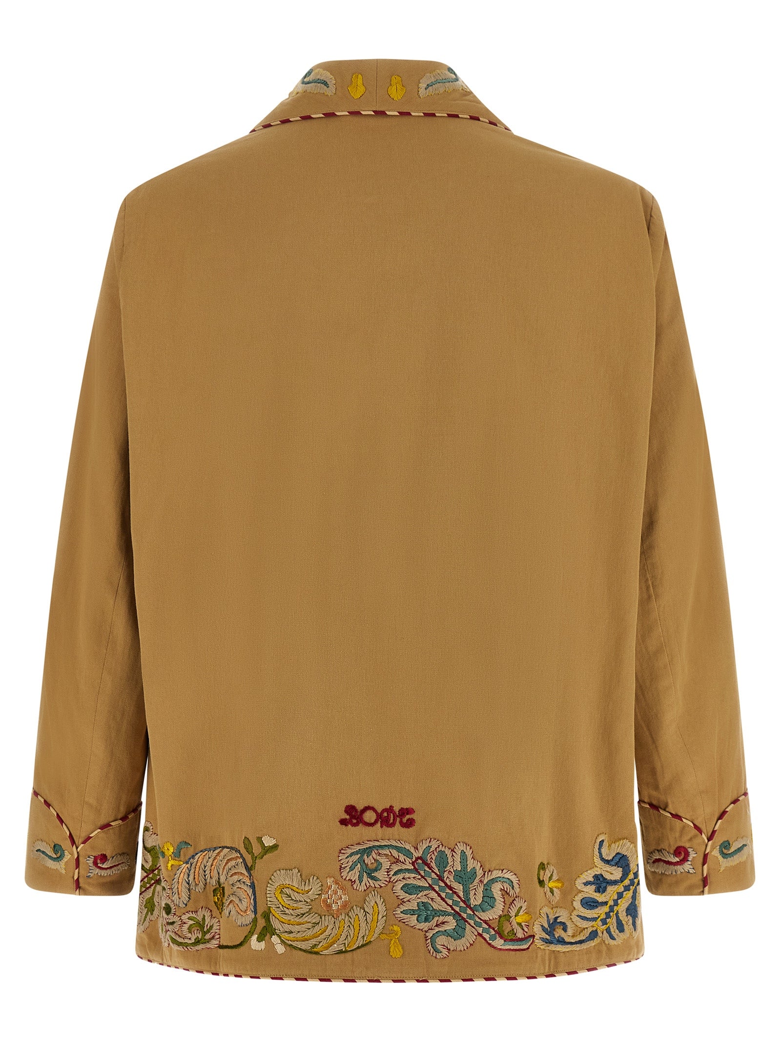 Bode Feather Runner Smoking Blazer