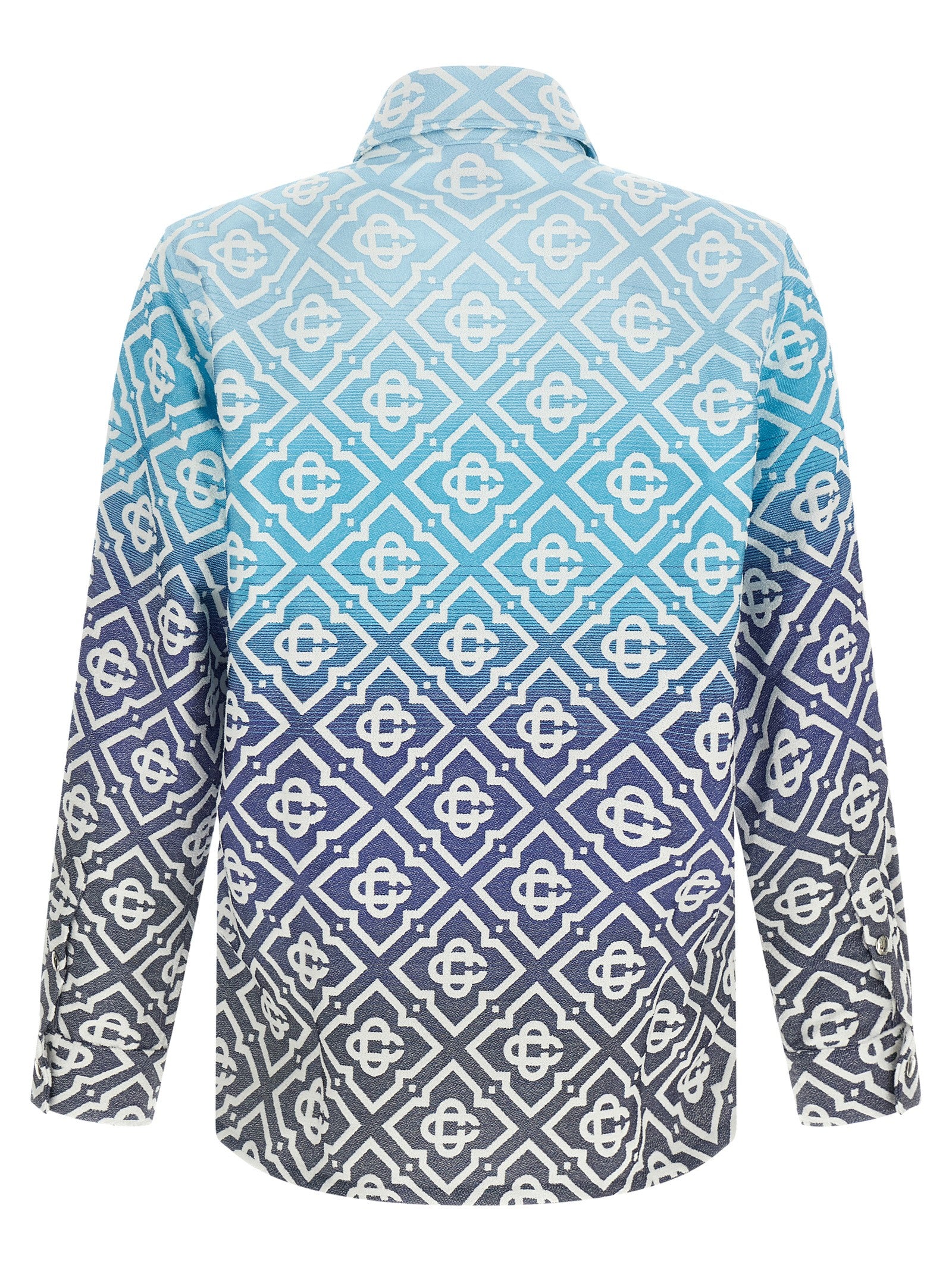 Casablanca Shacket Monogram Gradient Jacquard
