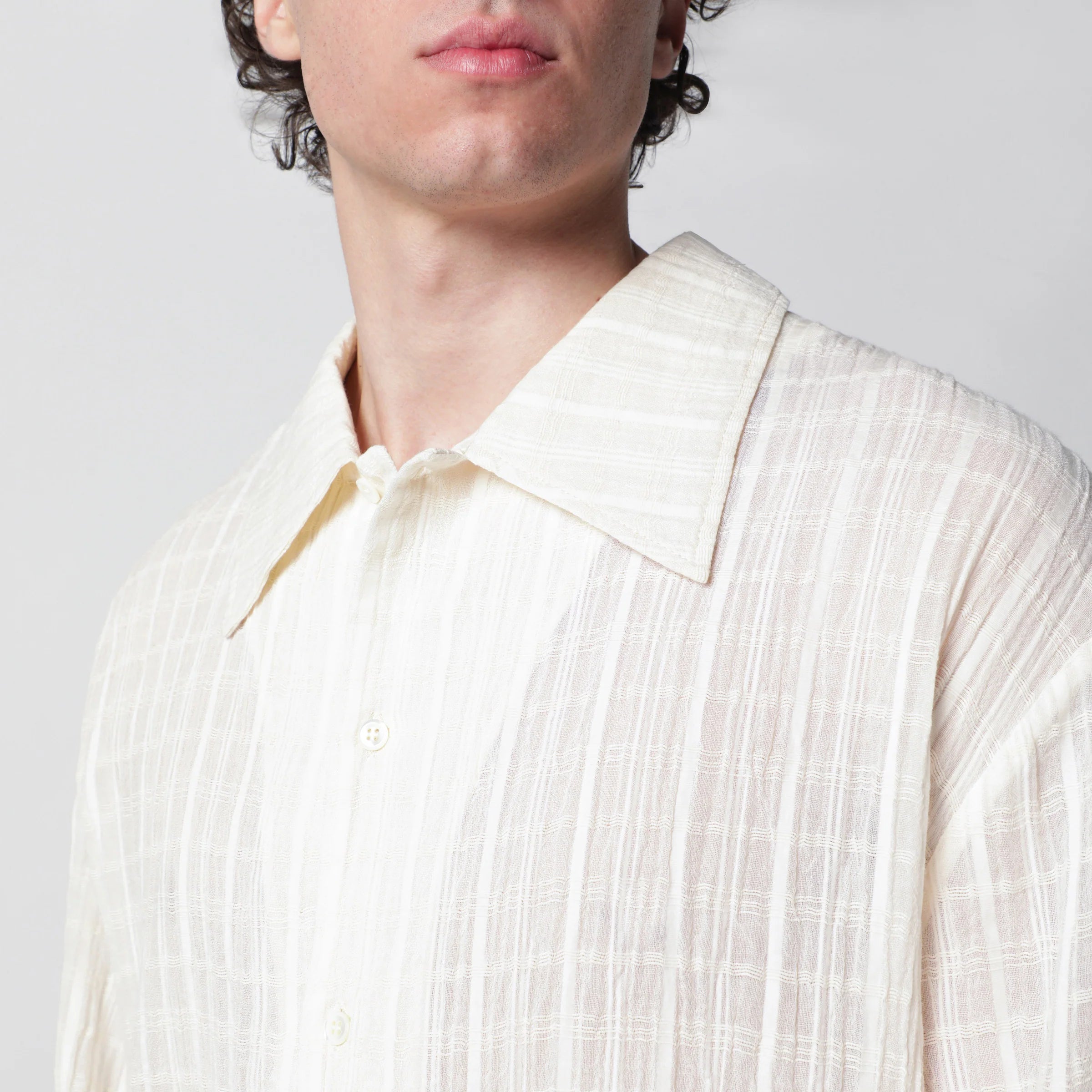 Séfr Ignacio white cotton shirt