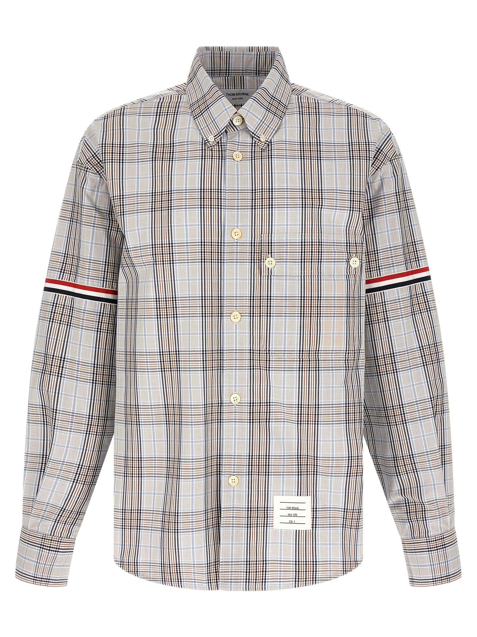 Thom Browne Oversized Rwb Shirt