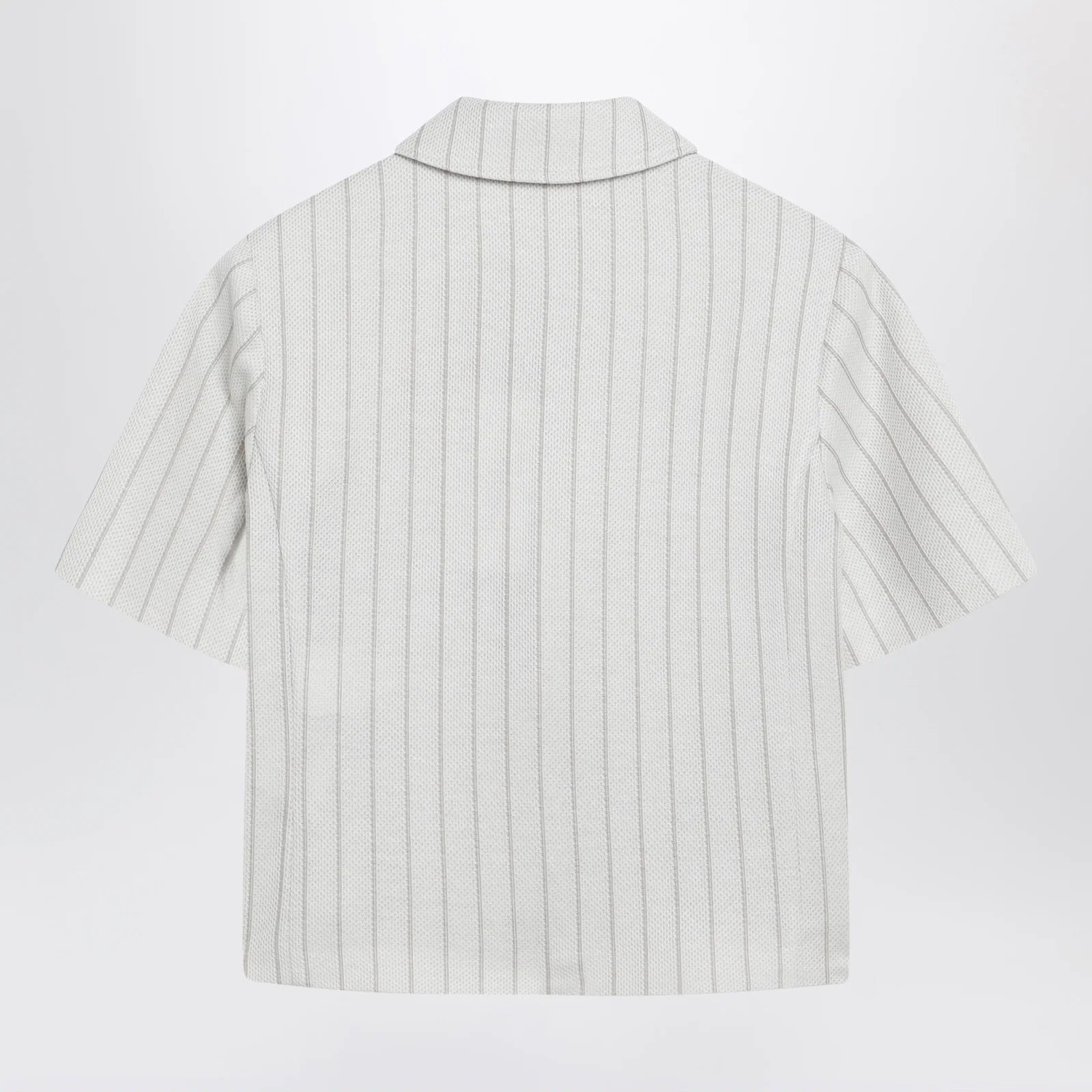 Max Mara Pinstripe piqué jersey jacket