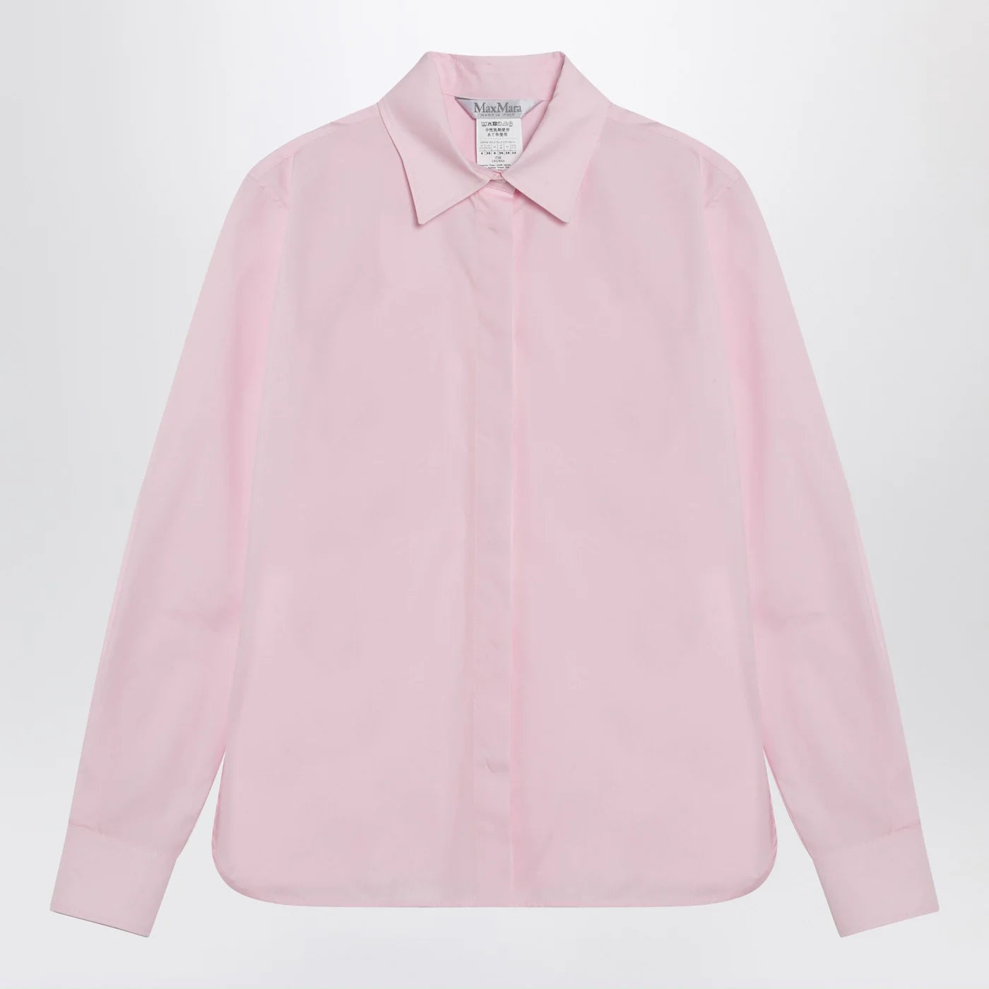 Max Mara Pink cotton poplin shirt