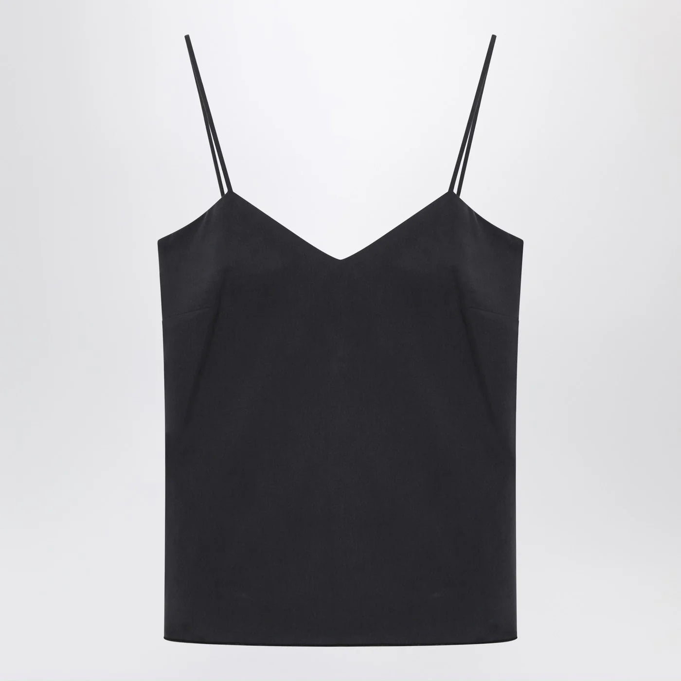 Max Mara Blue silk tank top