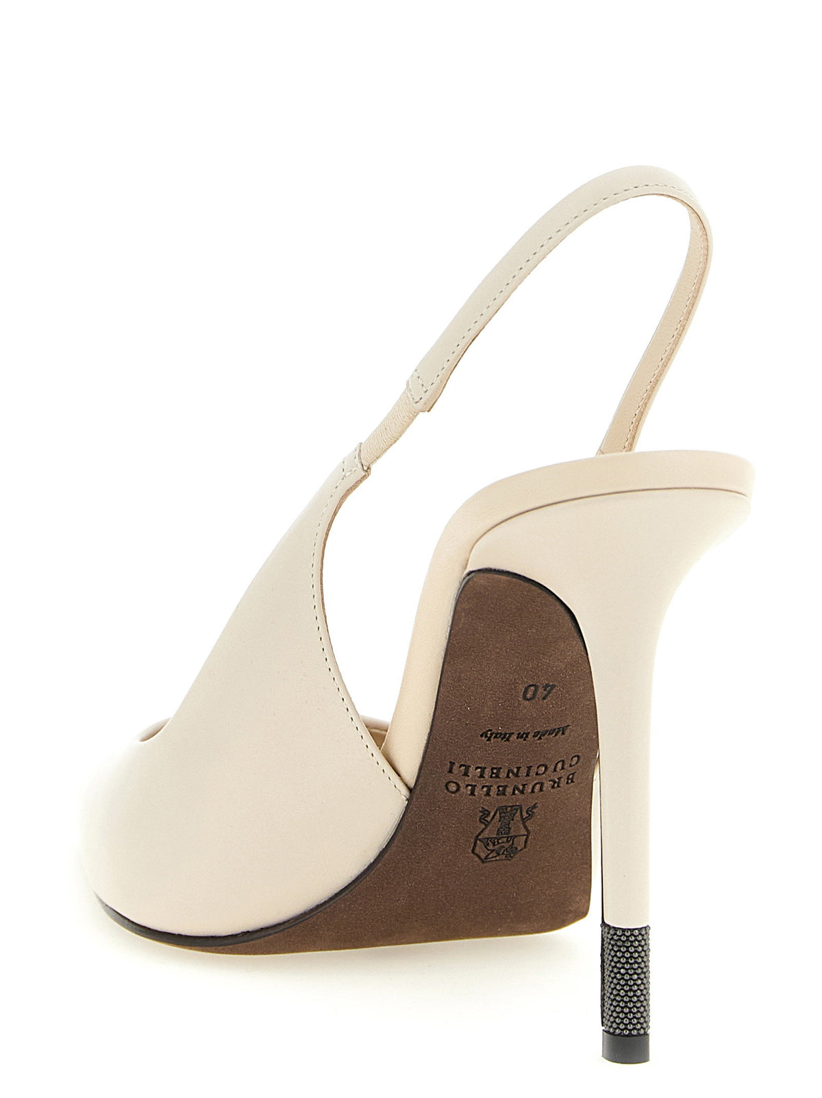 Brunello Cucinelli Monile Slingbacks