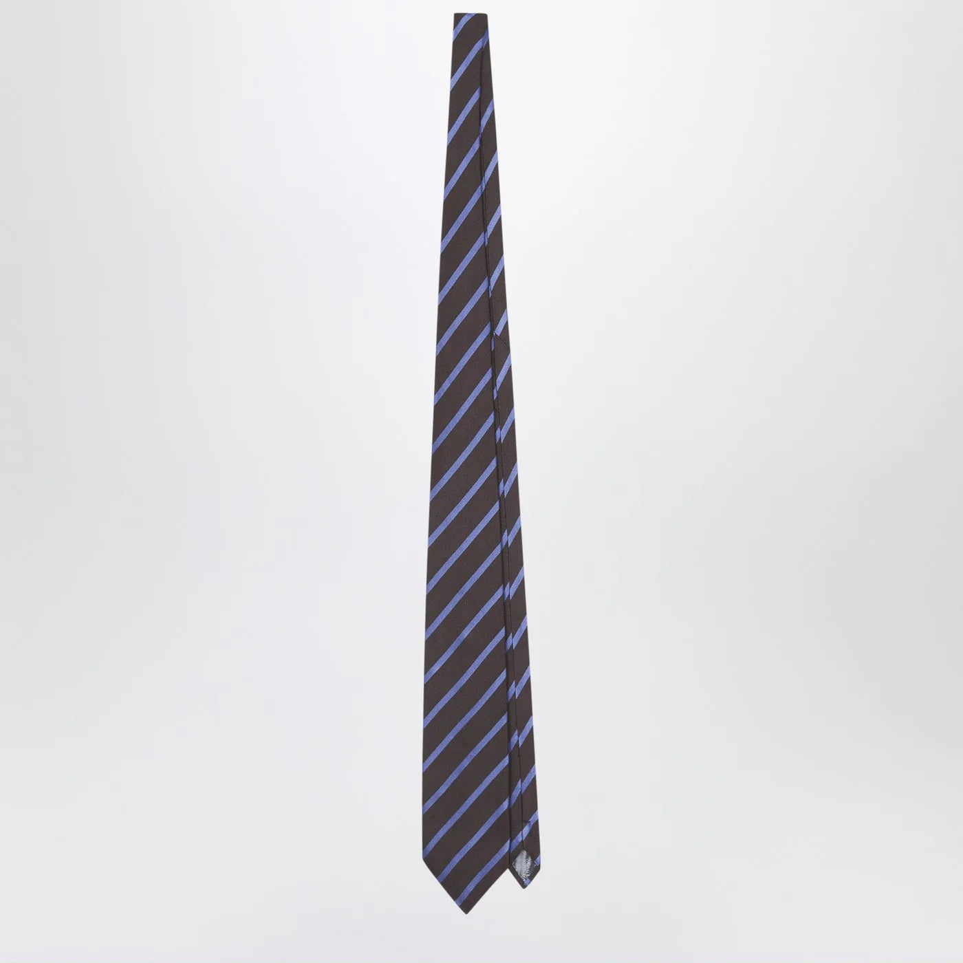 The Frankie Shop Lene striped tie in brown