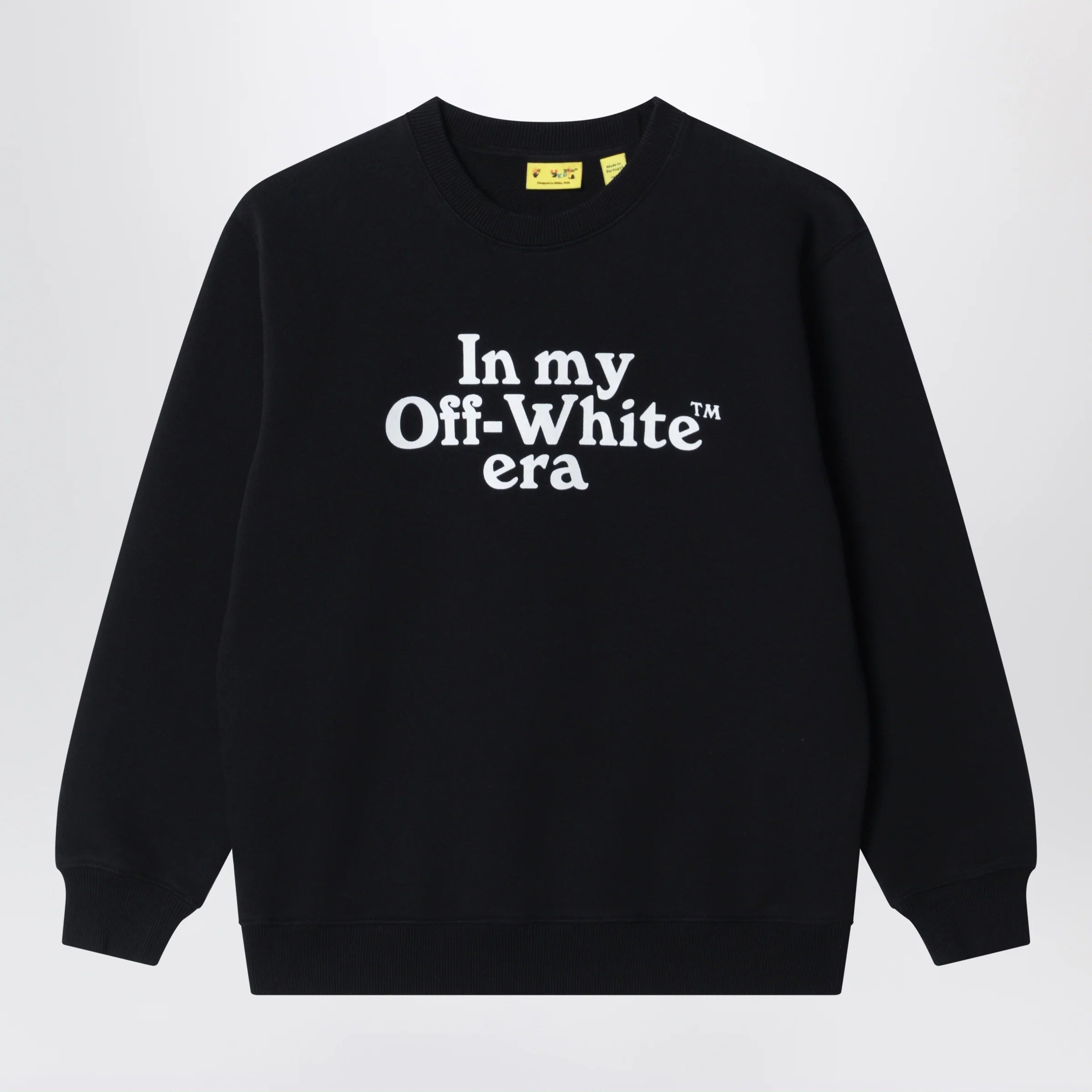 Off White Off-White™ Black sweatshirt with logo print
