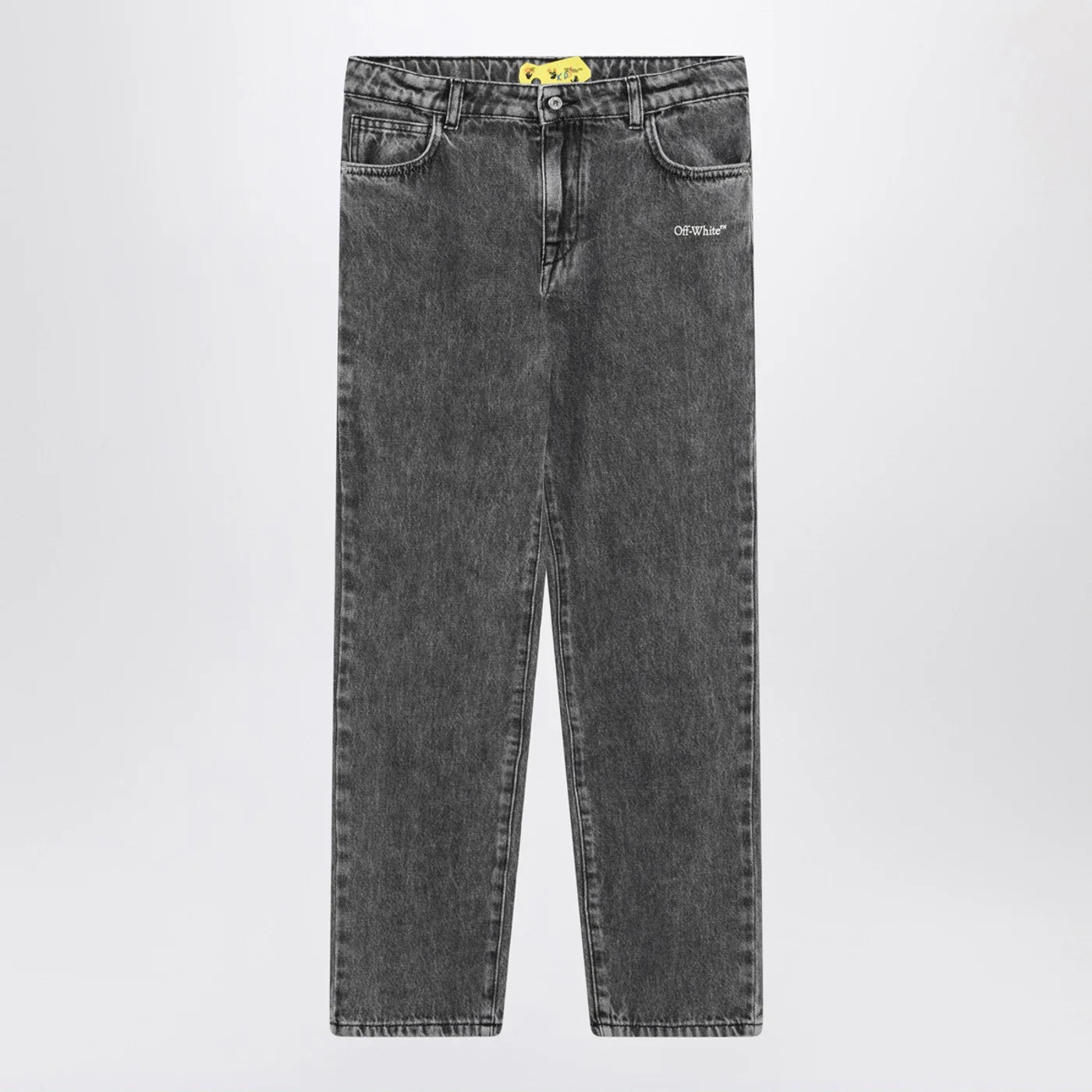 Off White Off-White™ Grey denim Diagonal jeans