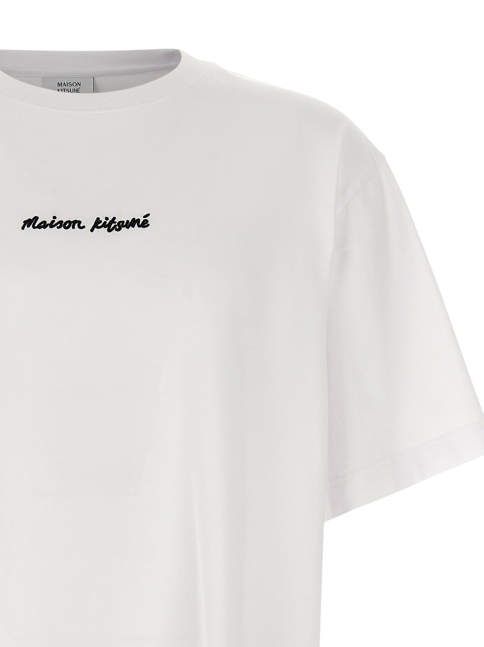 Maison Kitsuné Logo Embroidery T-shirt