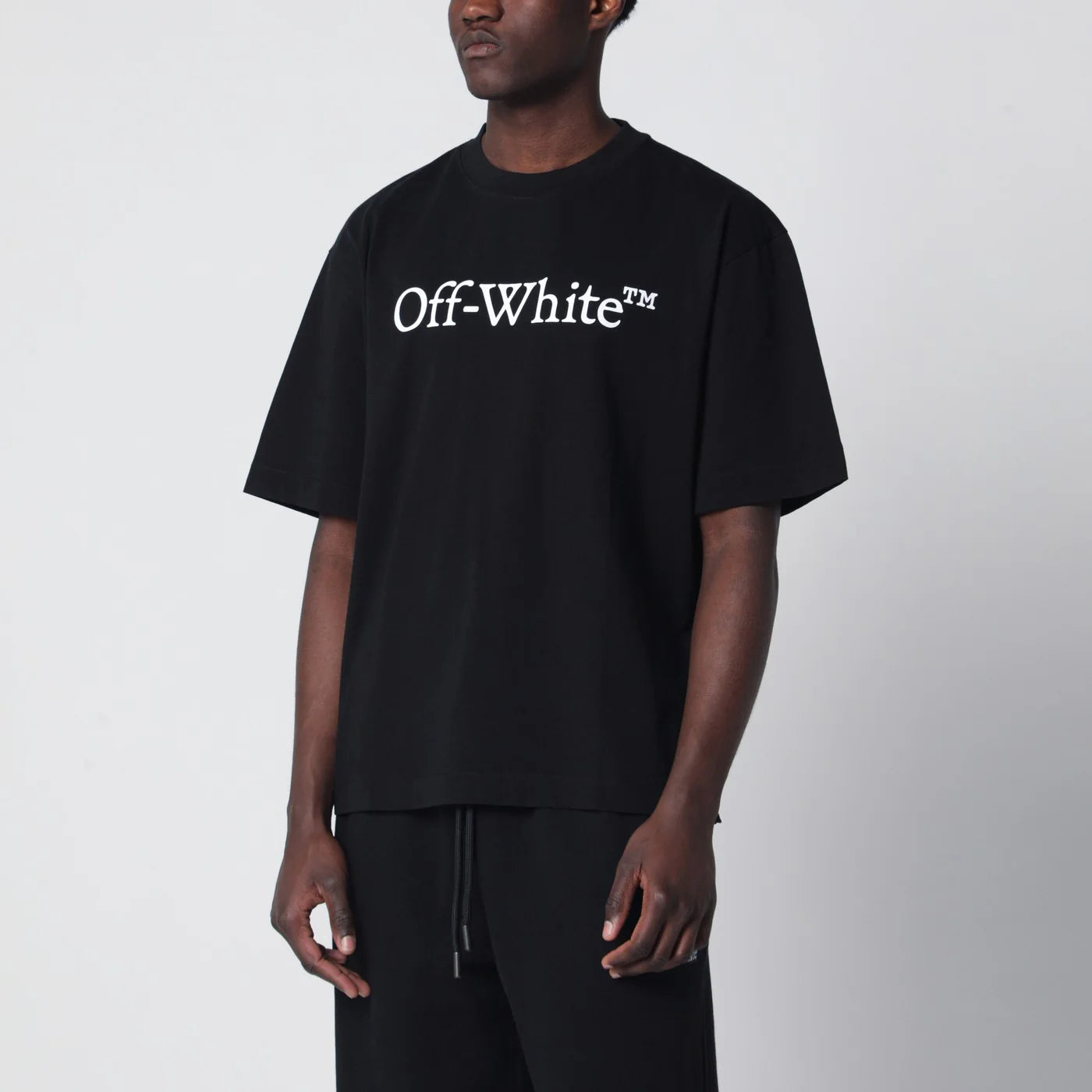 Off White Off-White™ Black T-shirt with logo print