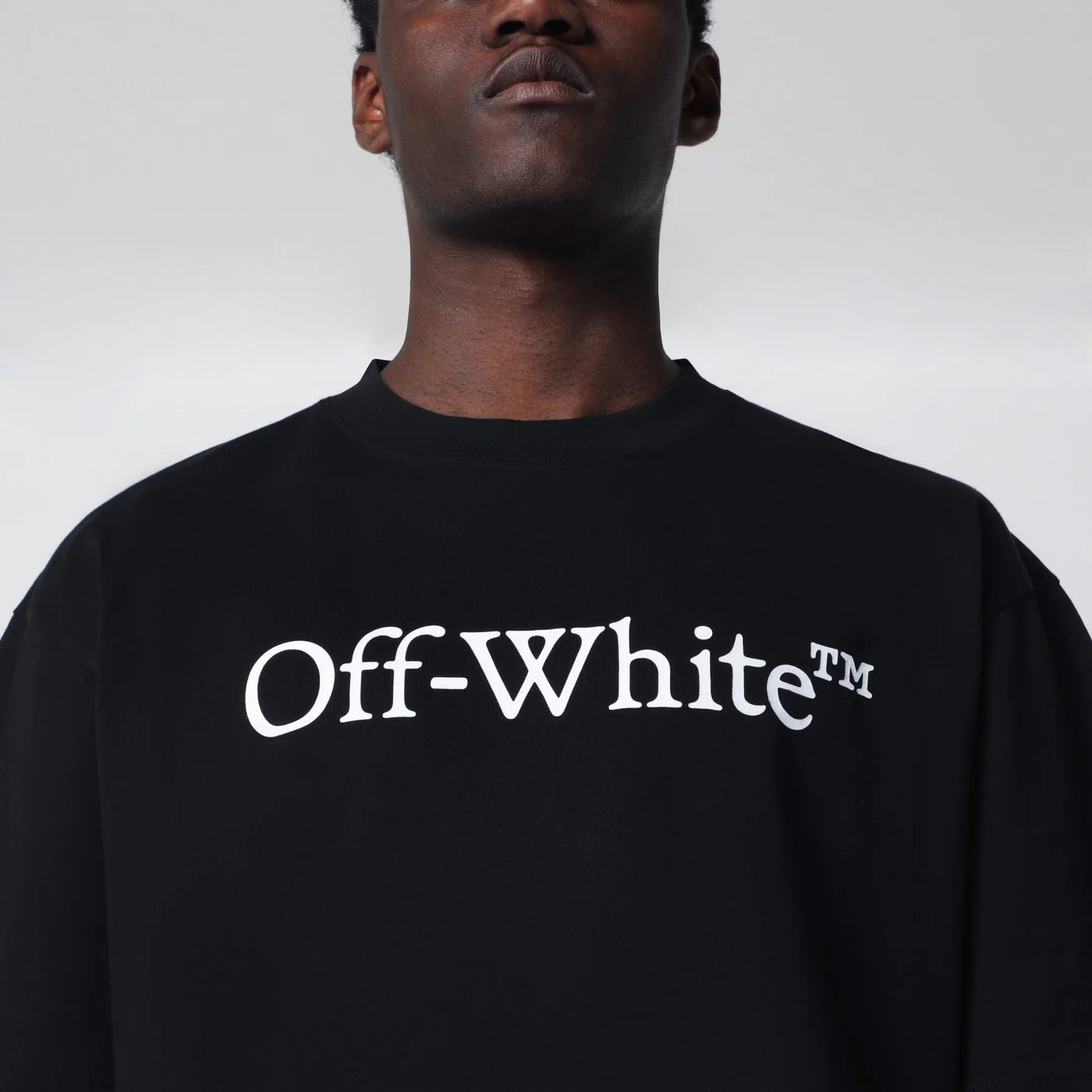 Off White Off-White™ Black T-shirt with logo print