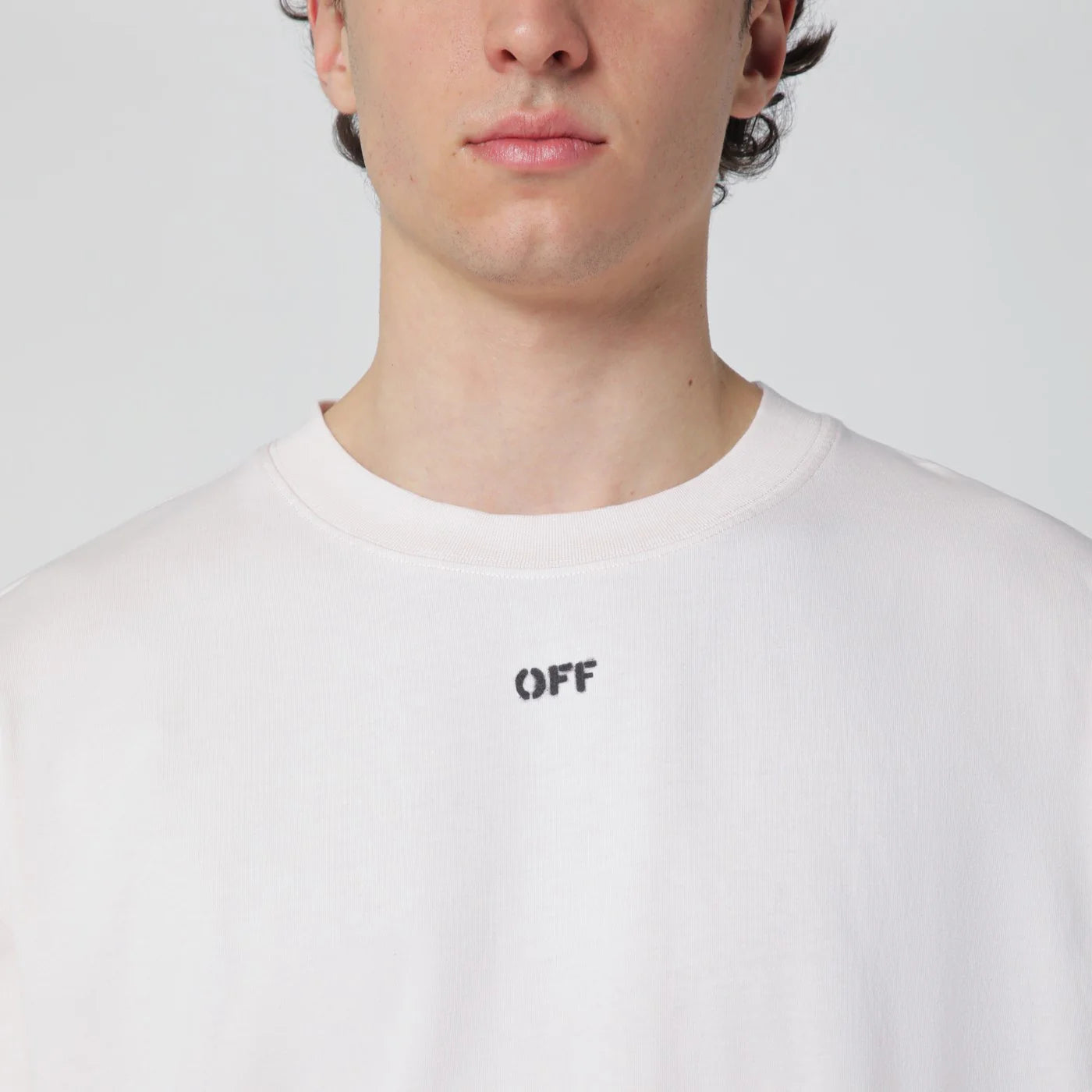 Off White Off-White™ Paint Arrow Skate T-shirt in light mauve
