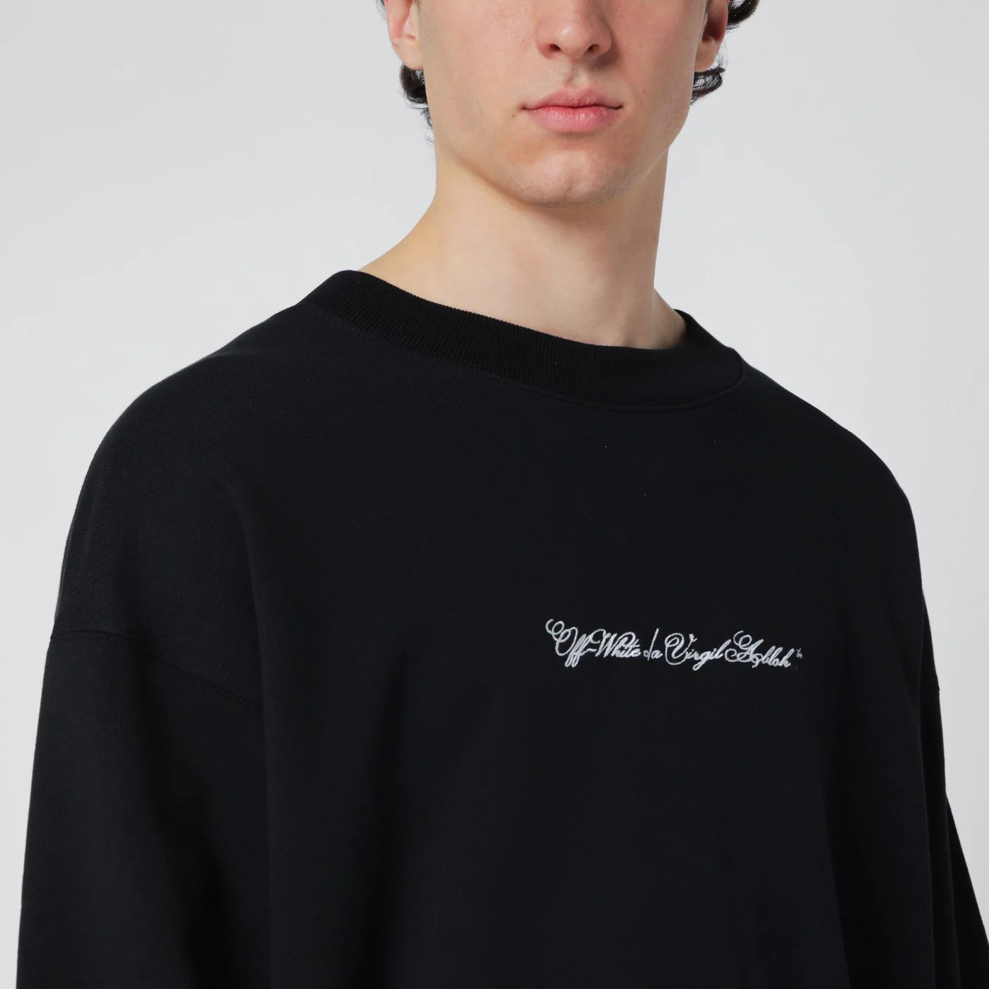 Off White Off-White™ Black Script Arrow Diagonal Skate sweatshirt