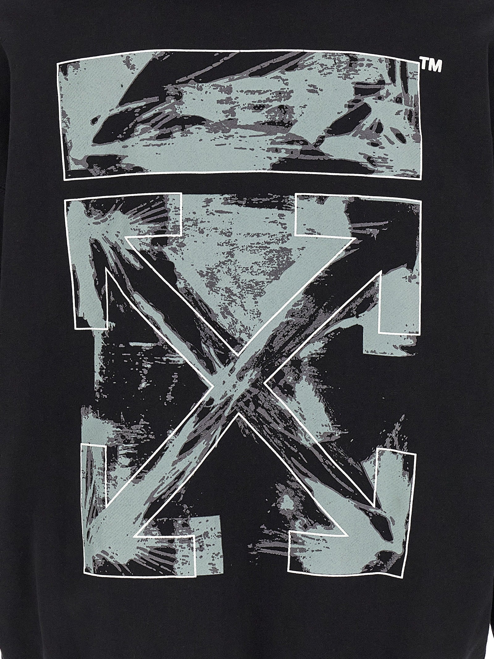 Off White Paint Arrow Skate Hoodie