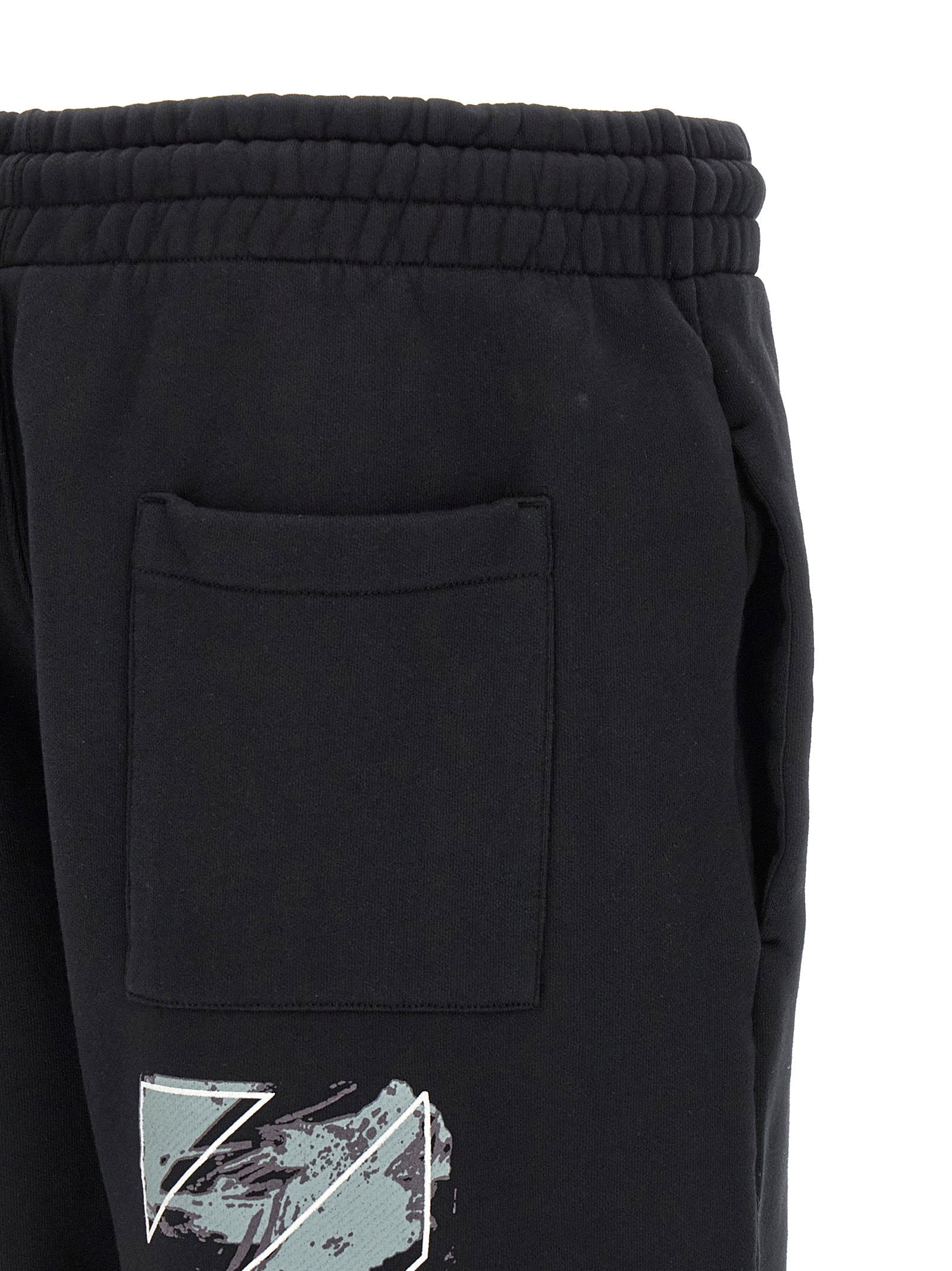 Off White Paint Diag Skate Bermuda Shorts