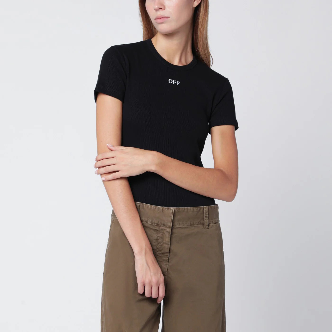 Off White Off-White™ Black T-shirt with OFF logo