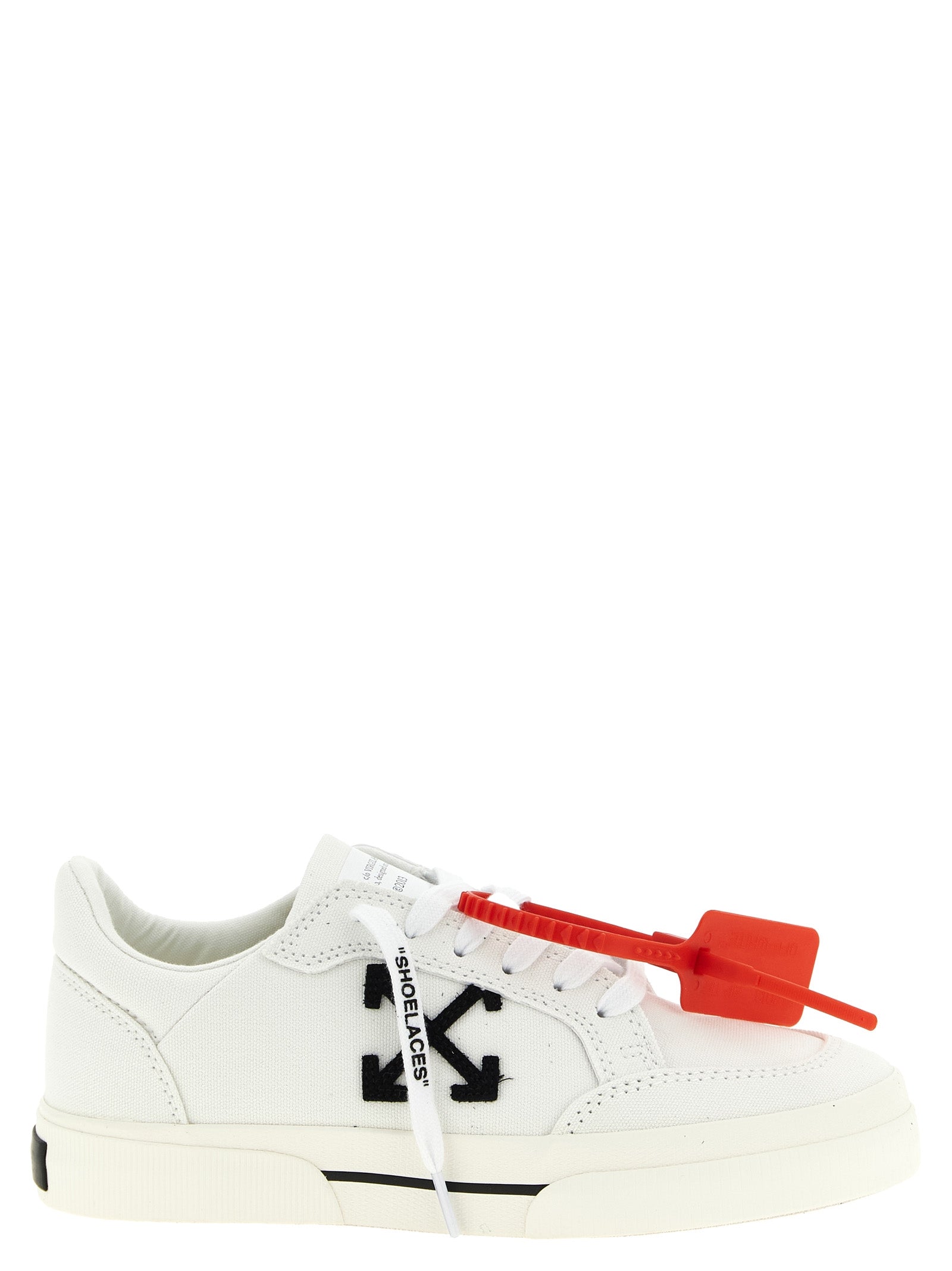 Off White Vulcanized Sneakers