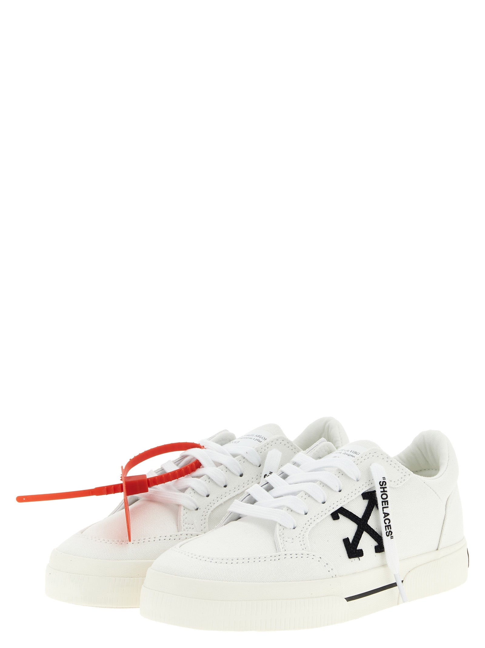 Off White Vulcanized Sneakers