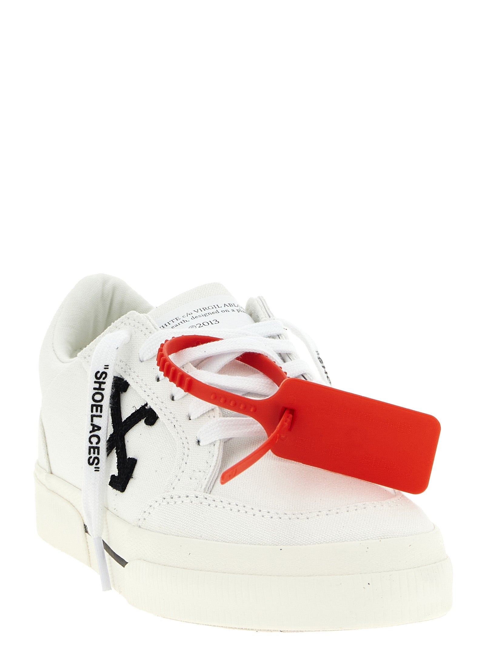 Off White Vulcanized Sneakers